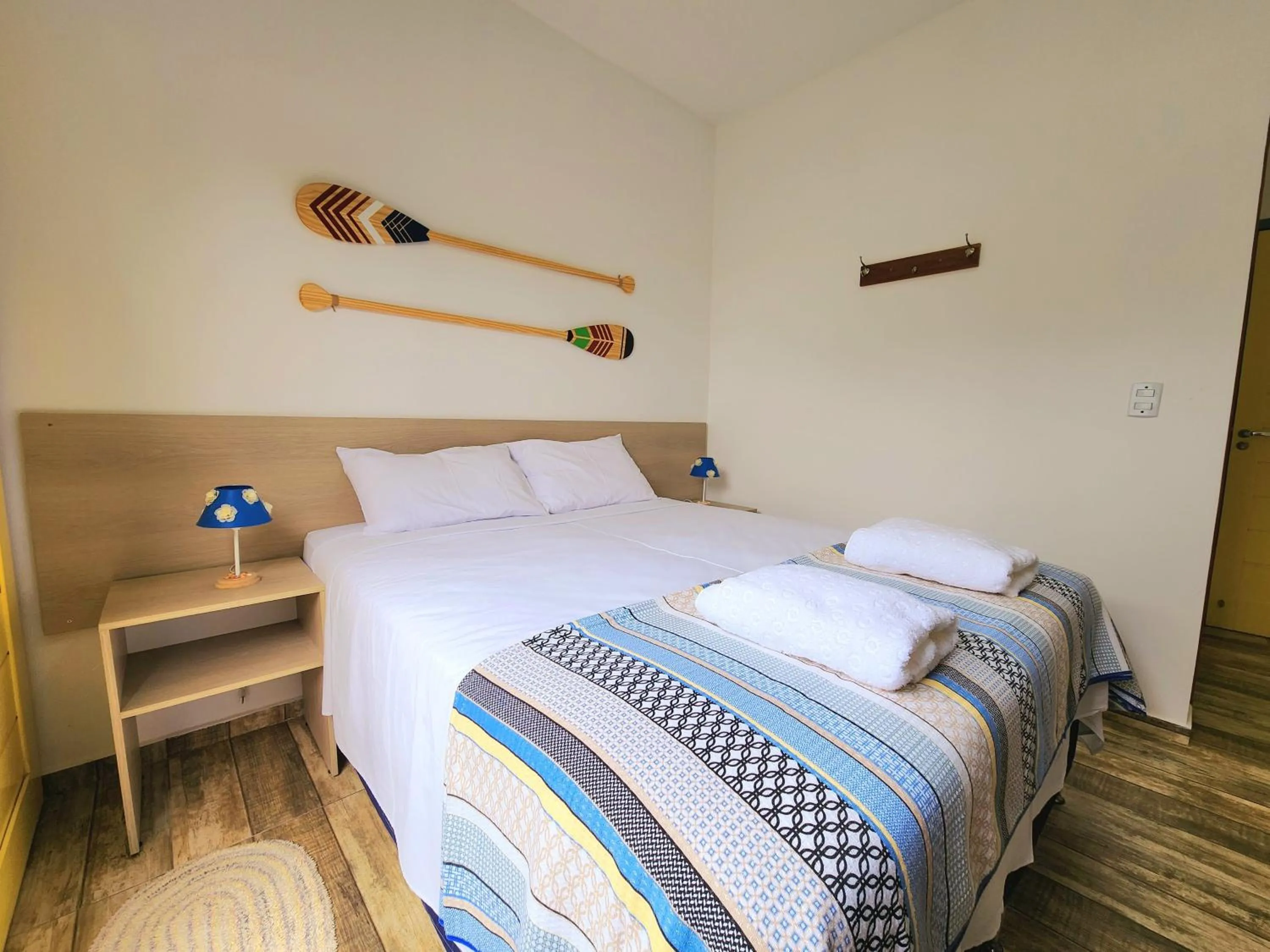 Bed in Manaí Pousada & Beach Club