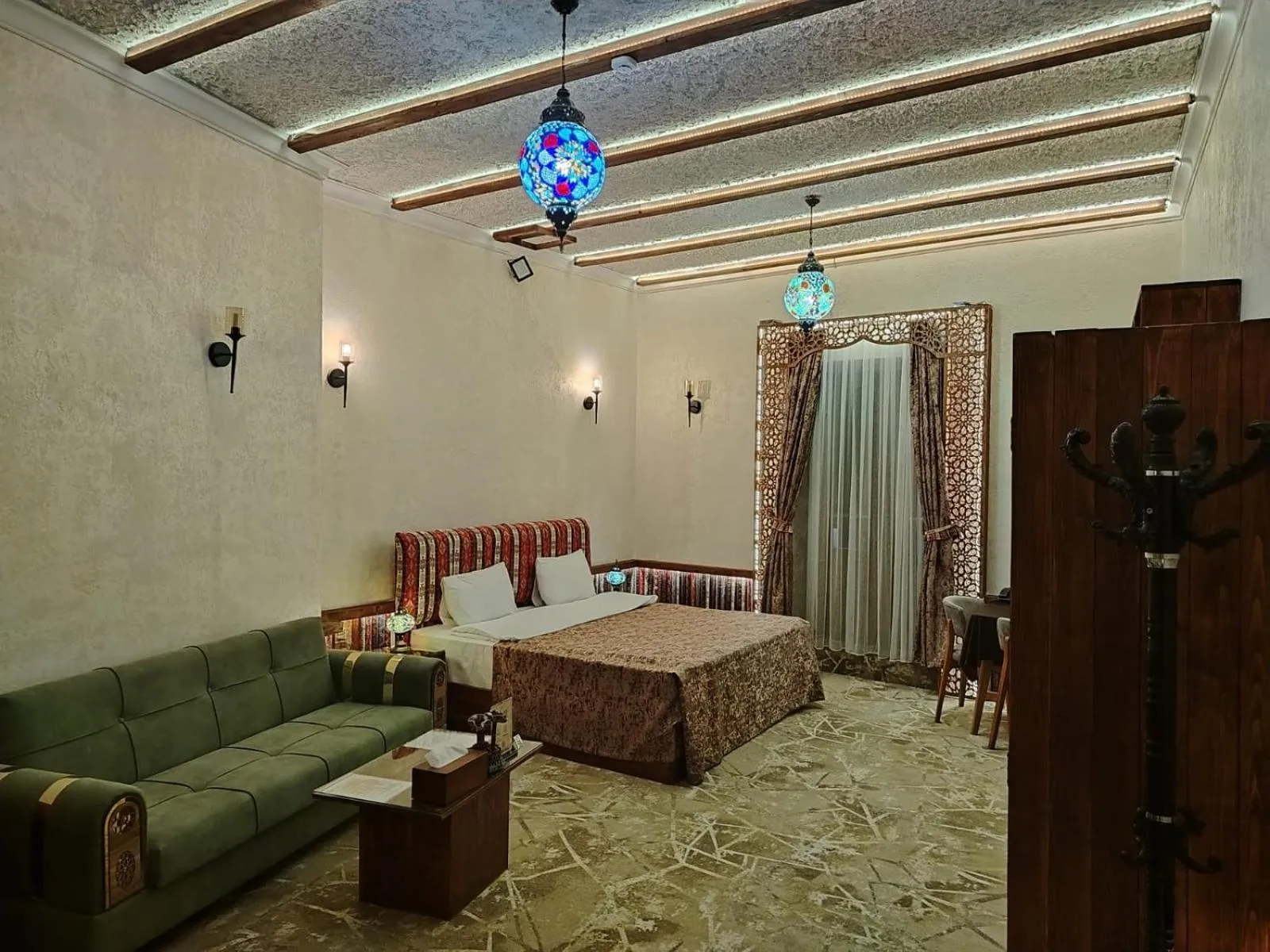 Bed in Qiz Galasi Hotel Baku