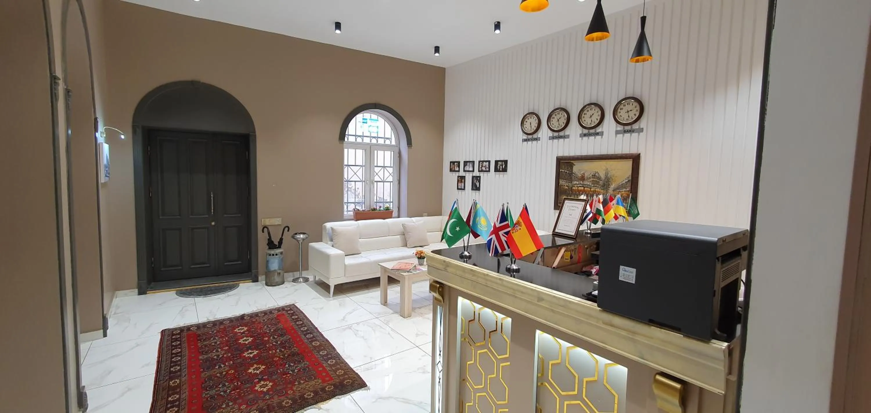 Lobby or reception in Qiz Galasi Hotel Baku