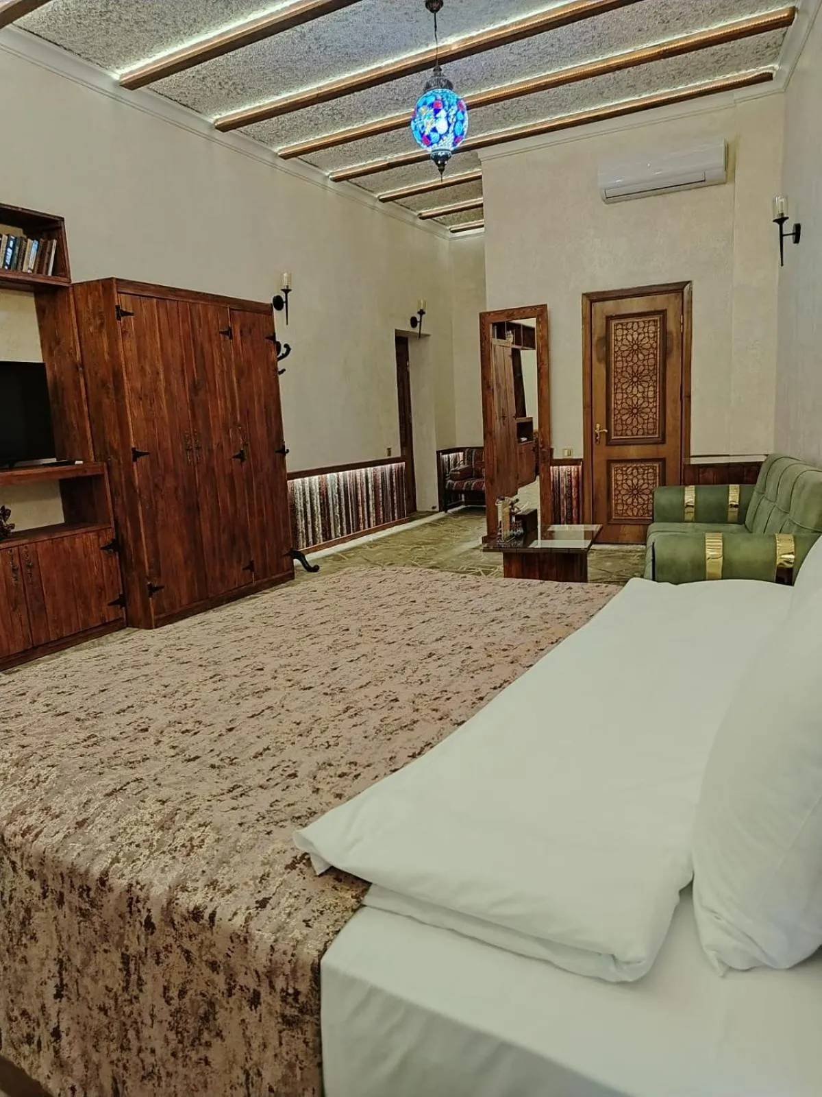 Bed in Qiz Galasi Hotel Baku