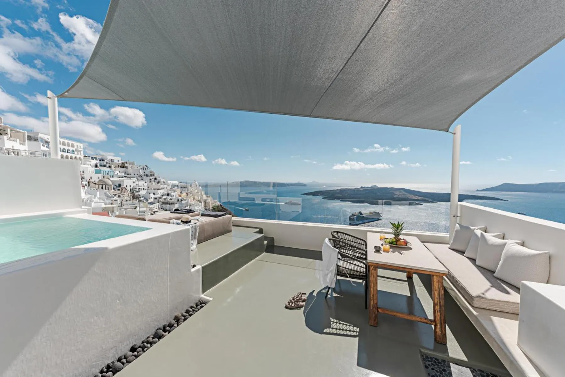 Patio in Thera Villas