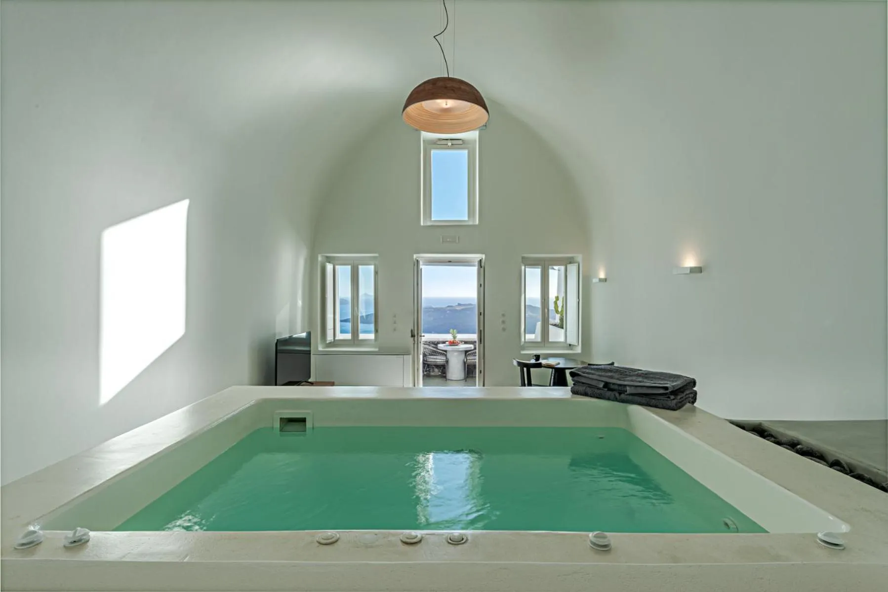 Natural landscape in Thera Villas