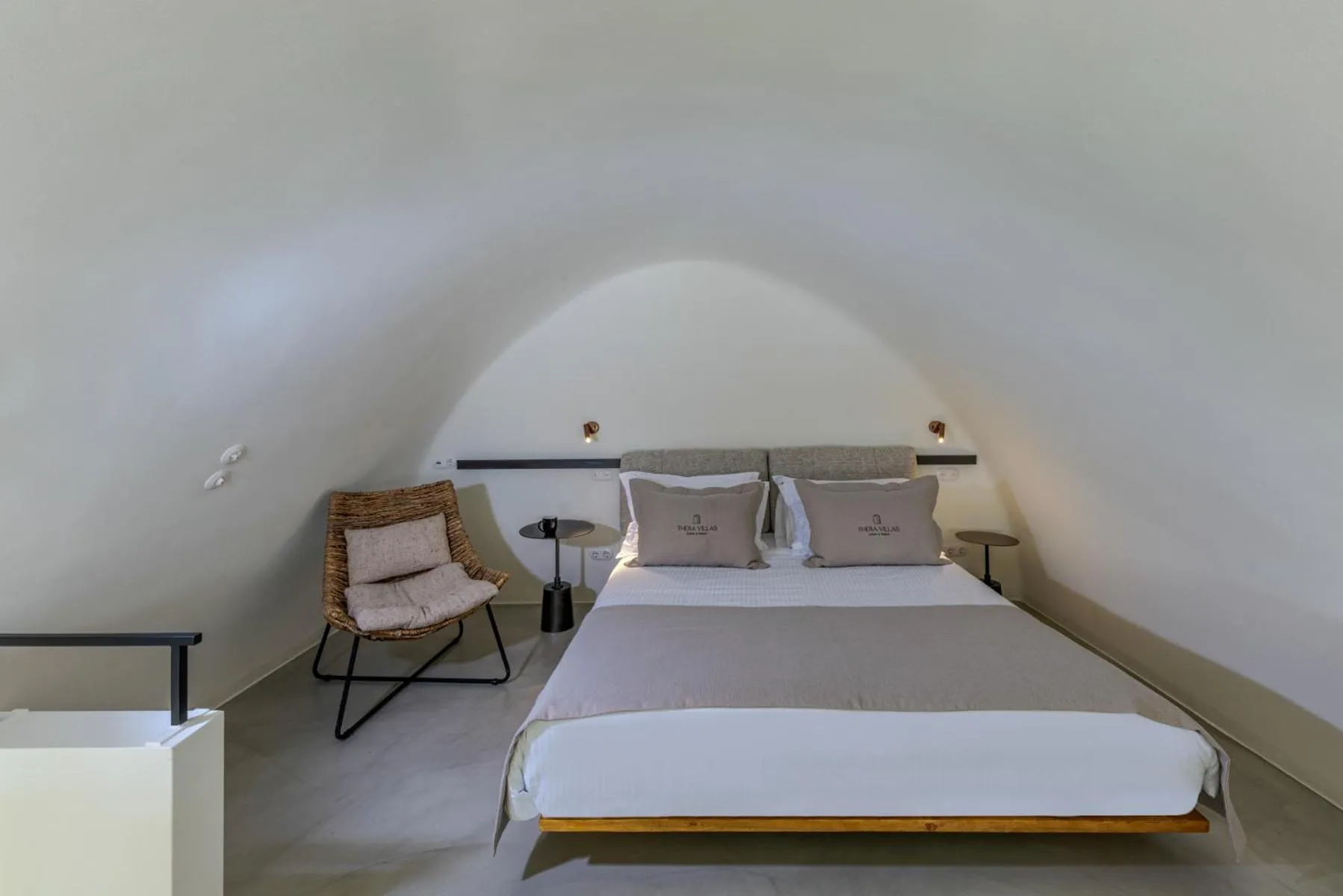 Bed in Thera Villas