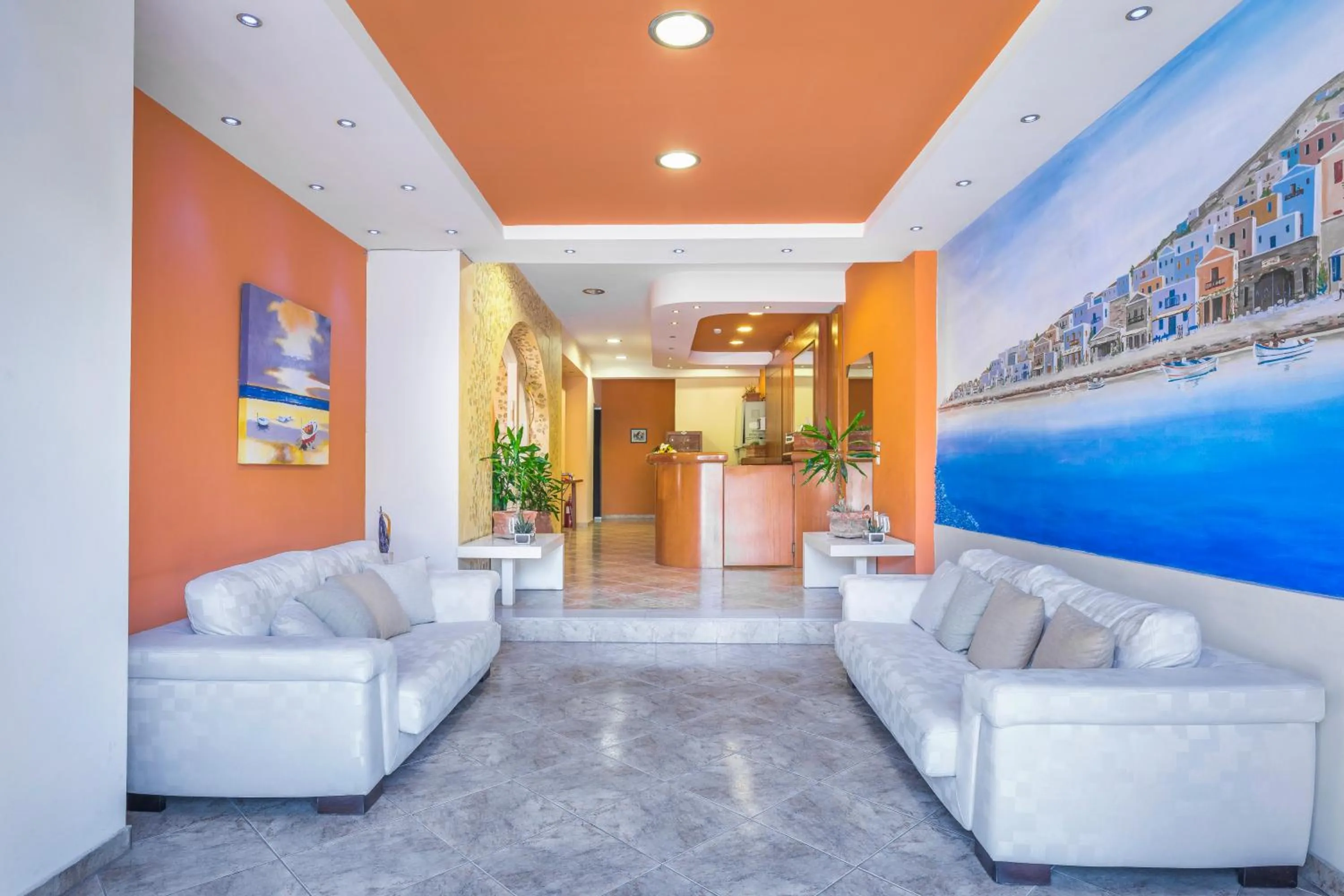 Seating area in Alea Hotel Apartments