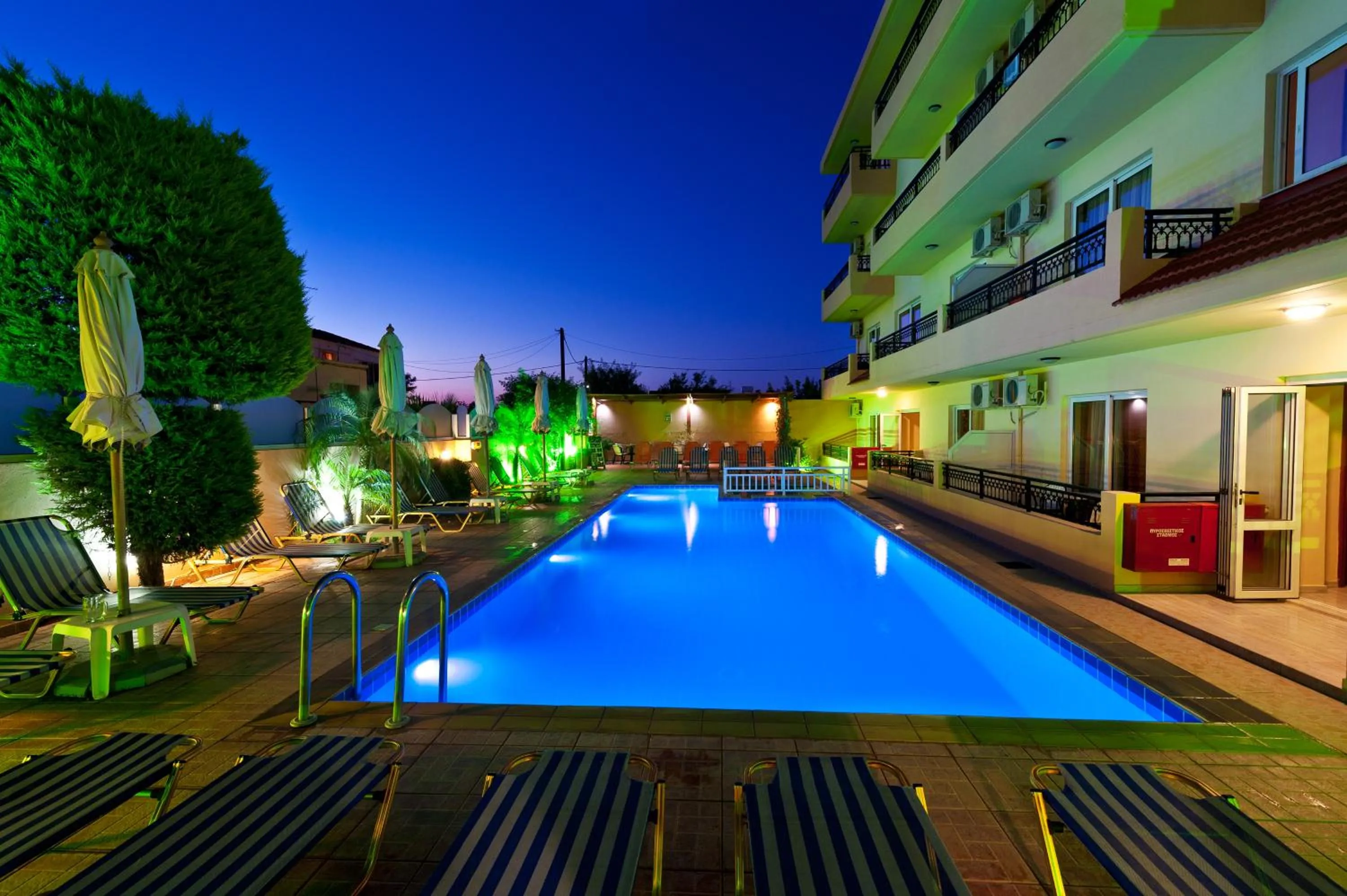 Pool view in Alea Hotel Apartments