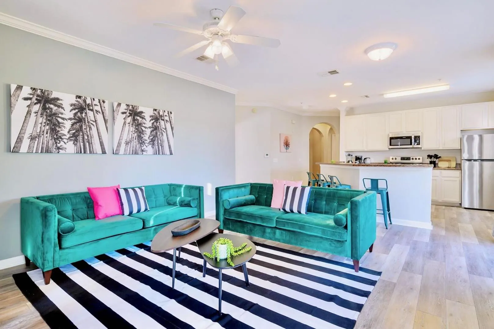 Living room in 3BR Condo with Pool - Near Disney