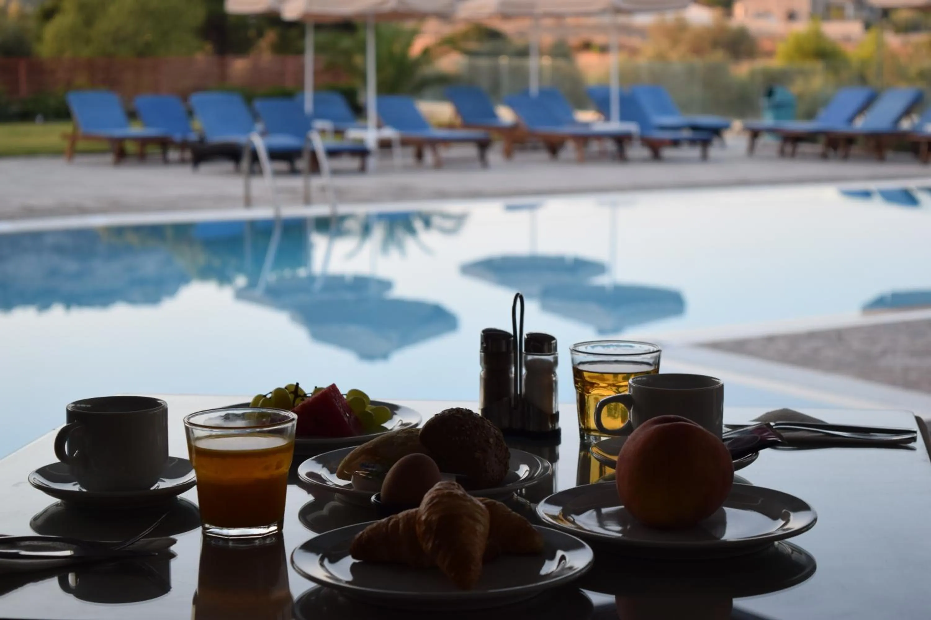 Food close-up in Zoes Hotel & Suites