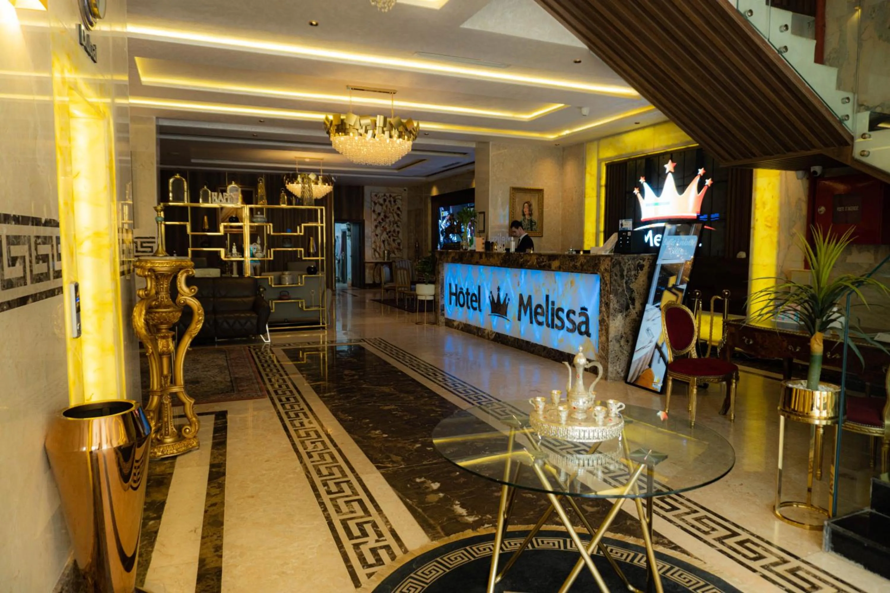 Facade/entrance in Melissa Hotel
