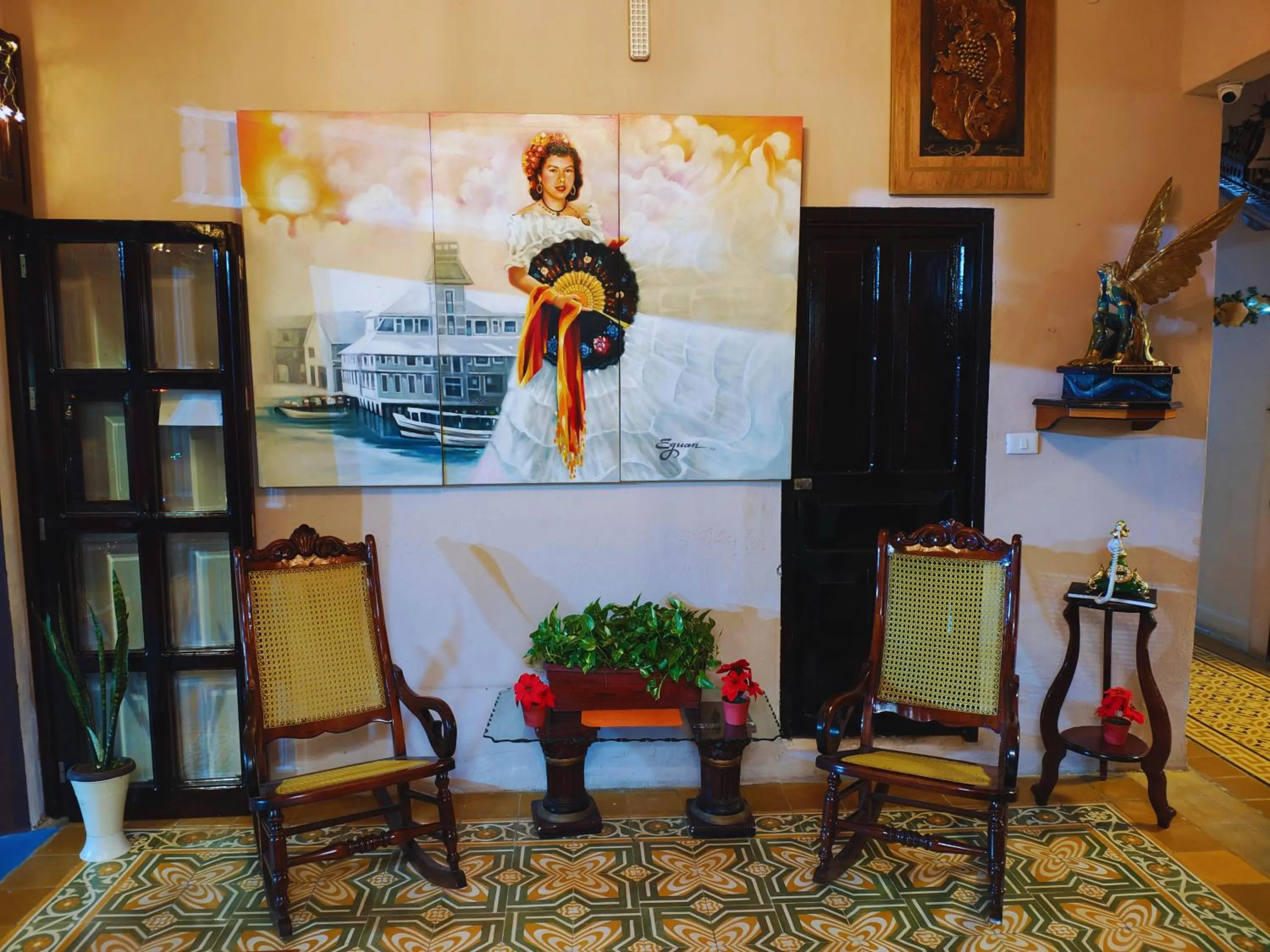 Seating area in Hotel Cortaza Galería