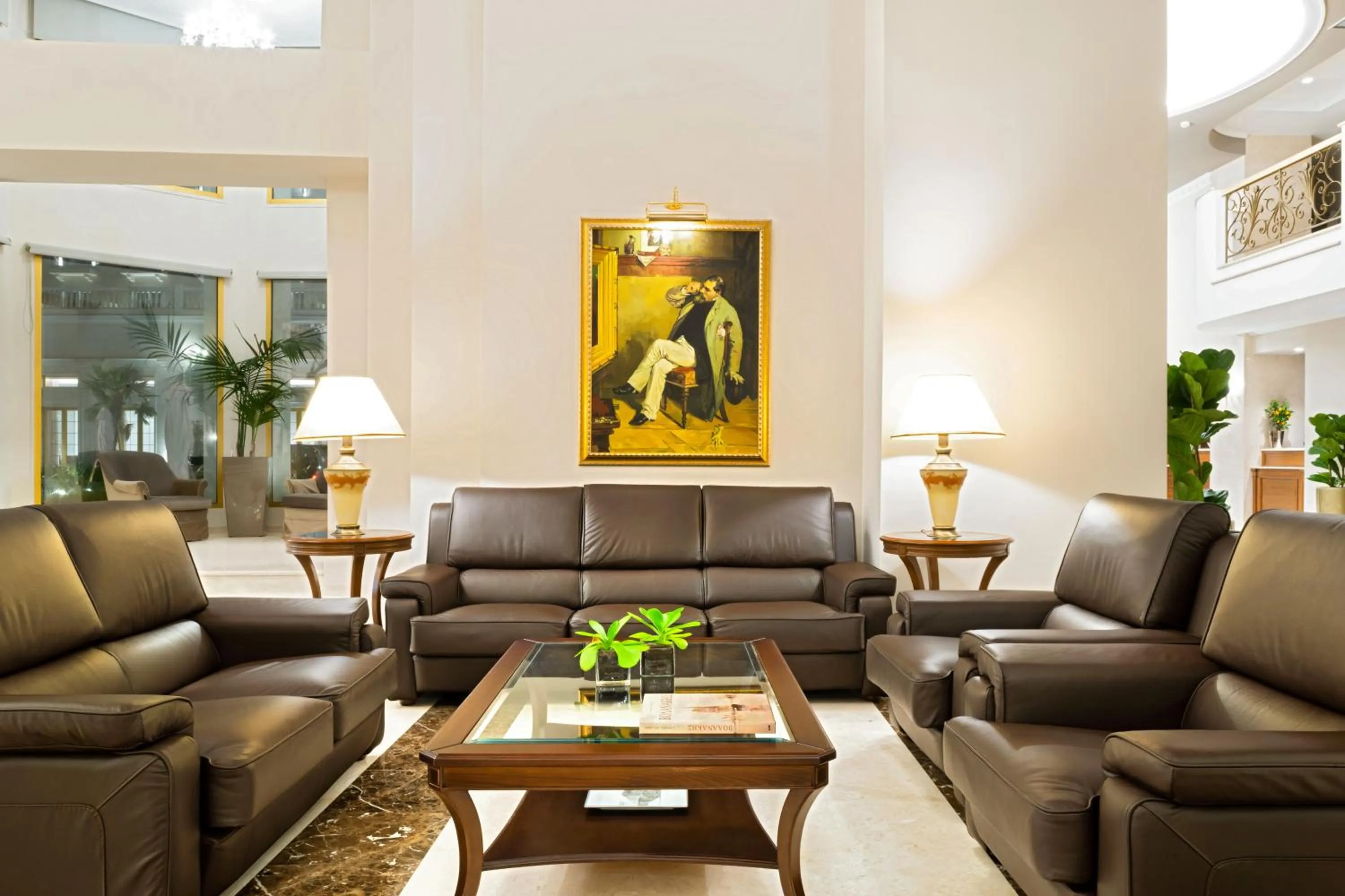 Lobby or reception in Grand Hotel Palace