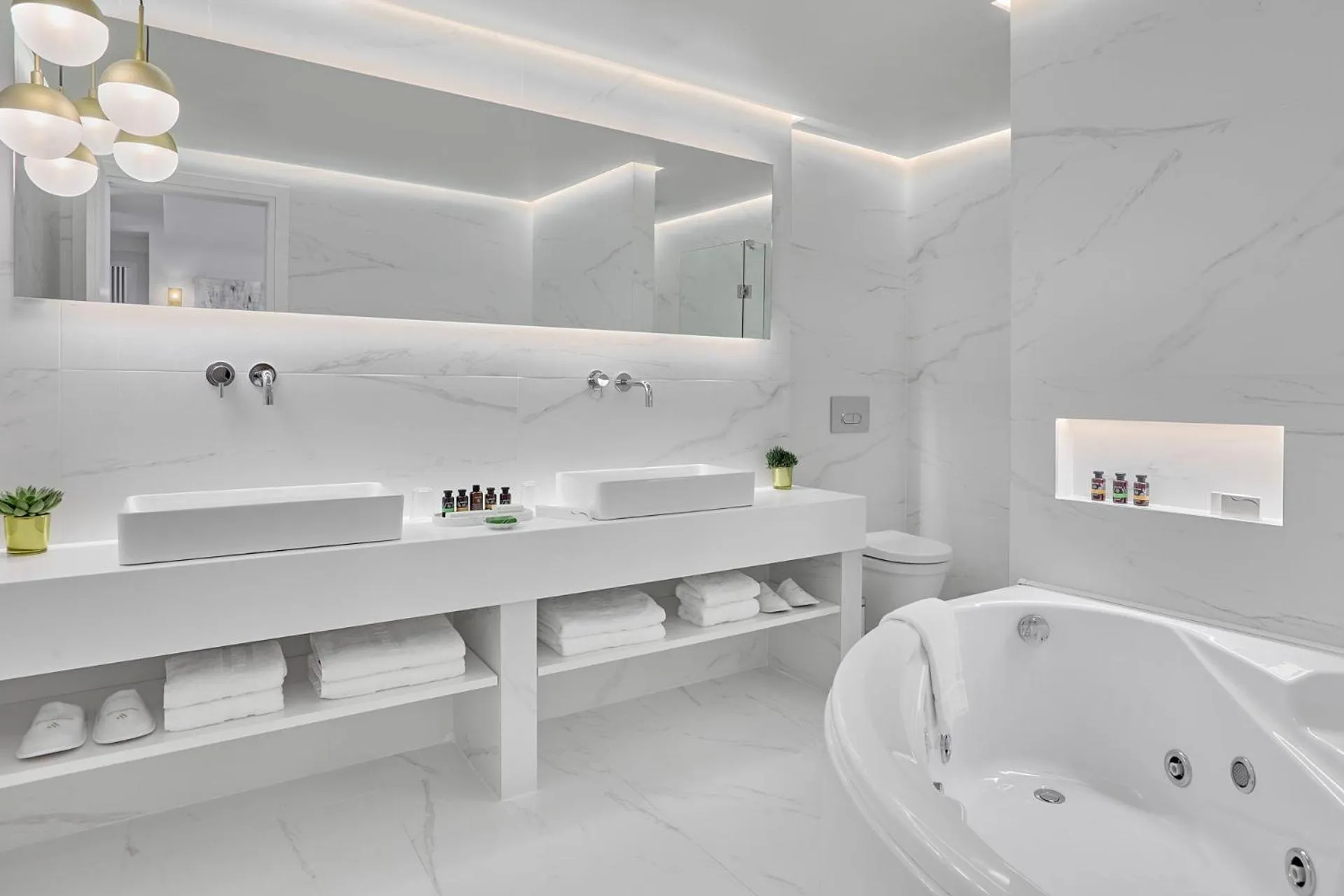 Bathroom in Grand Hotel Palace