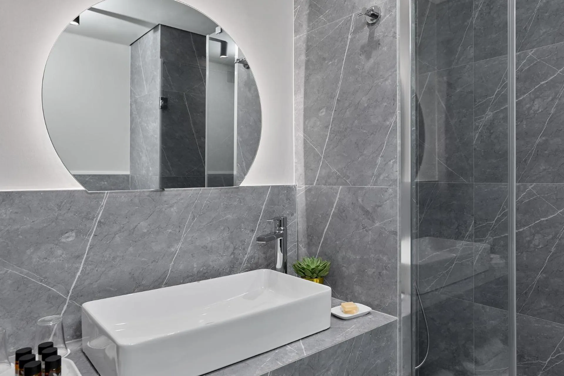 Bathroom in Grand Hotel Palace