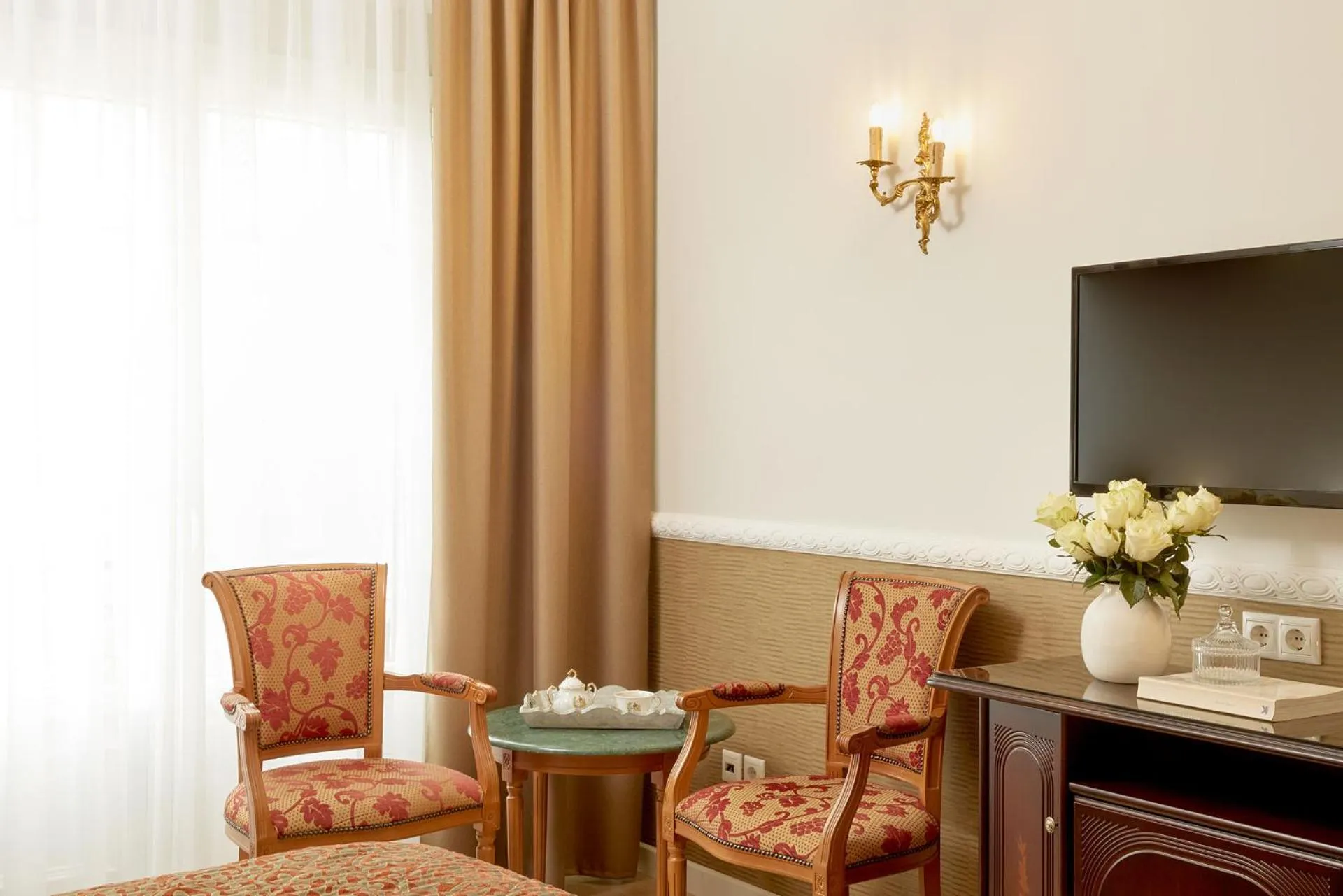 Seating area in Grand Hotel Palace