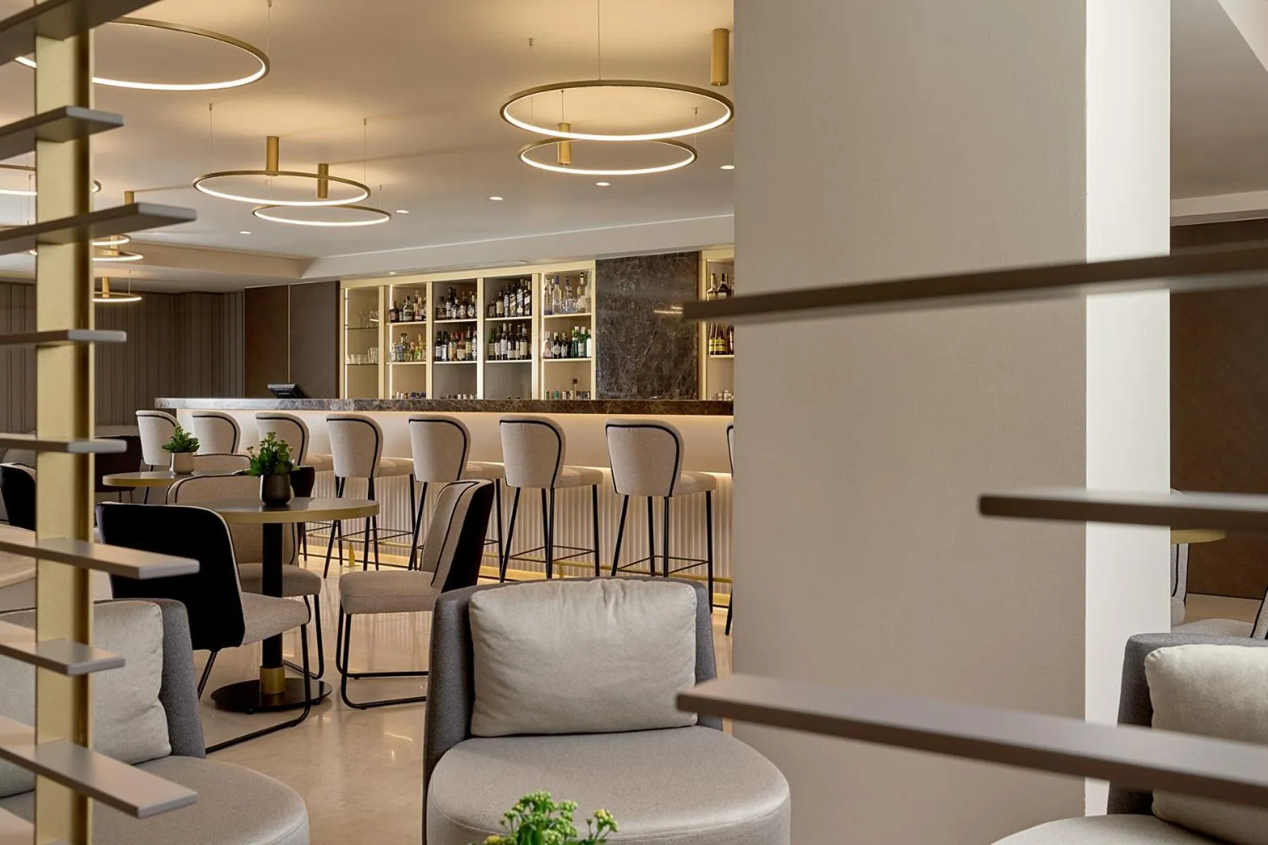 Lounge or bar in Grand Hotel Palace