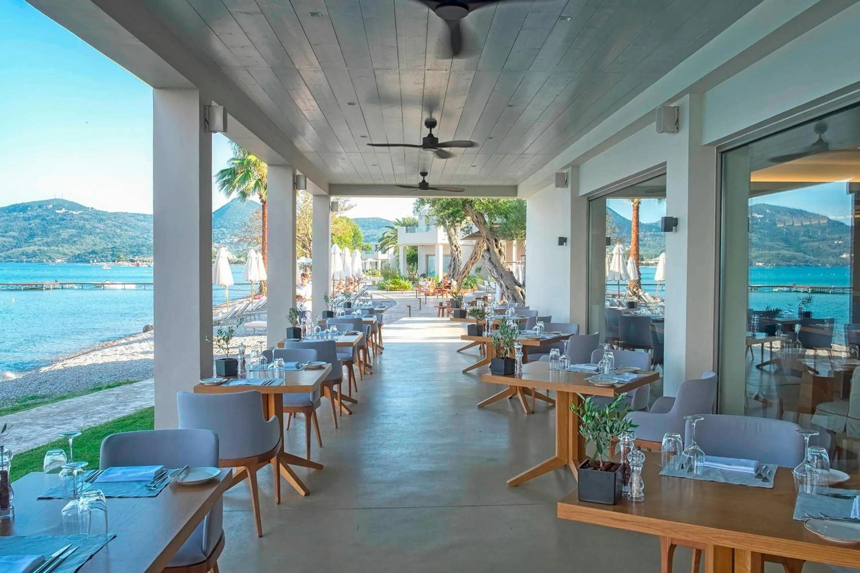 Restaurant/places to eat in Domes Miramare, a Luxury Collection Resort, Corfu - Adults Only