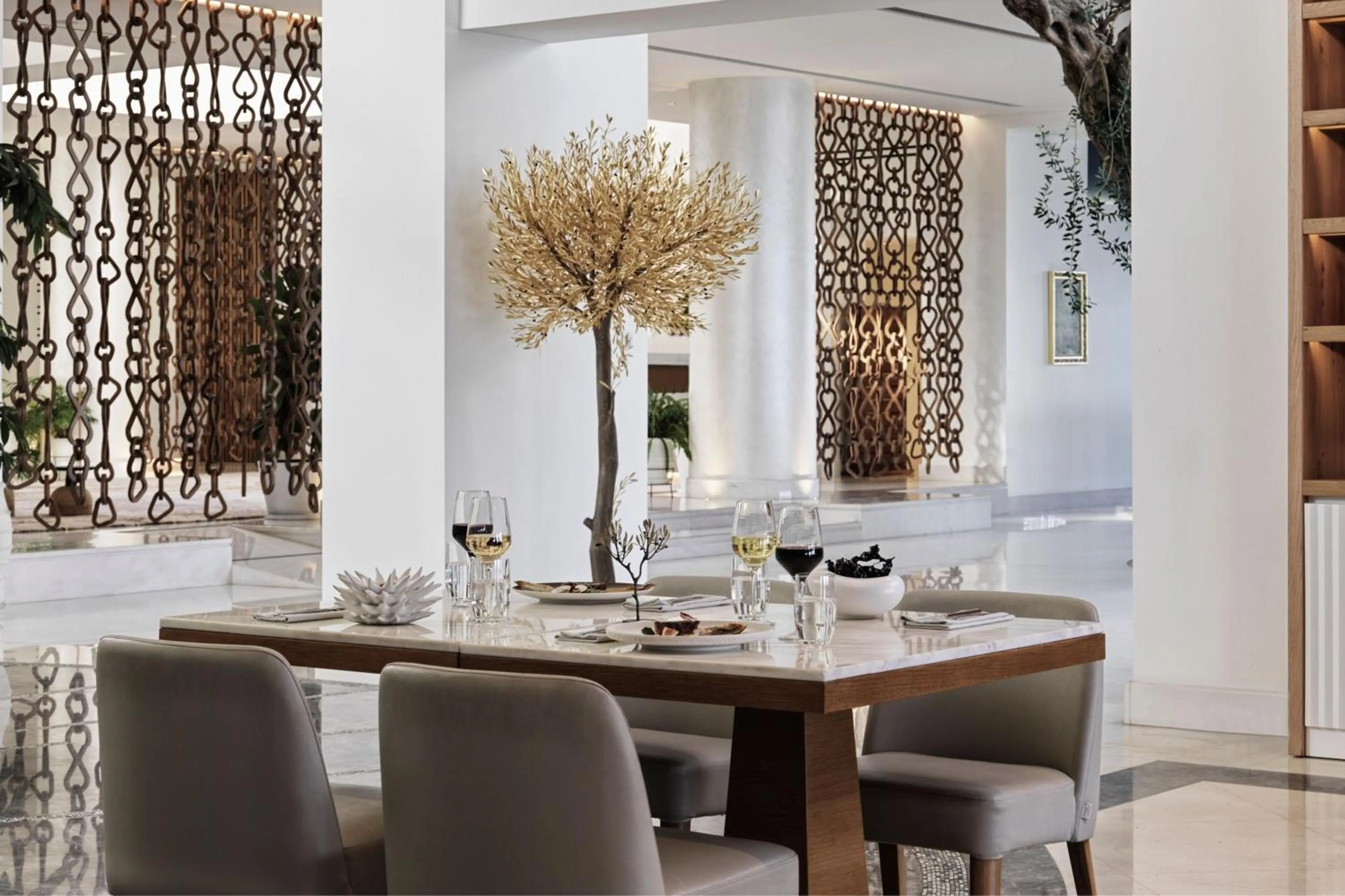 Restaurant/places to eat in Domes Miramare, a Luxury Collection Resort, Corfu - Adults Only