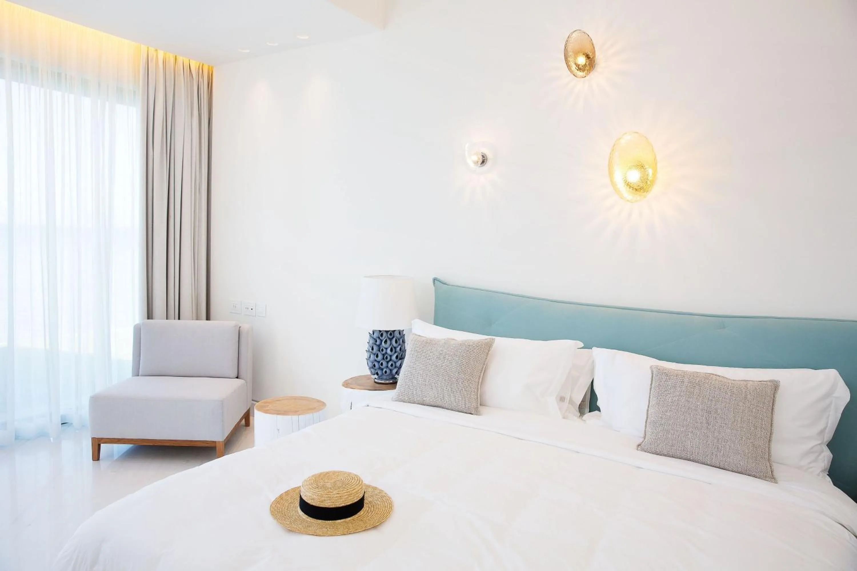 Photo of the whole room, Bed in Domes Miramare, a Luxury Collection Resort, Corfu - Adults Only