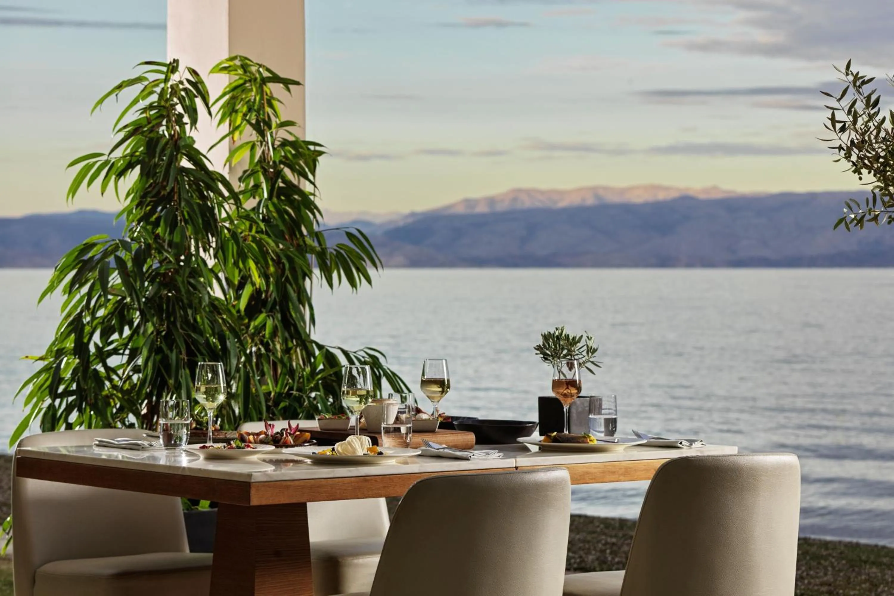 Restaurant/places to eat in Domes Miramare, a Luxury Collection Resort, Corfu - Adults Only