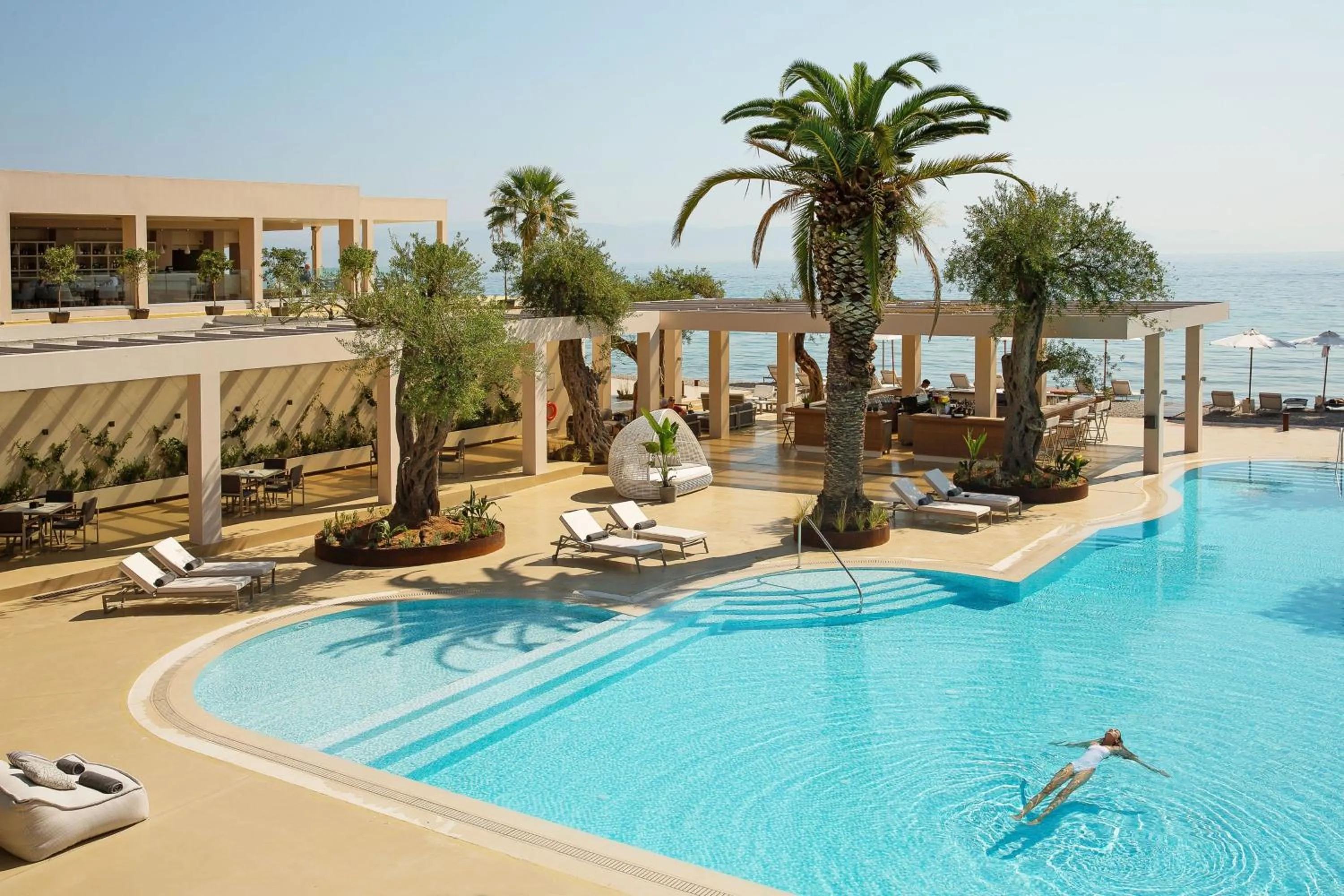 Swimming pool in Domes Miramare, a Luxury Collection Resort, Corfu - Adults Only