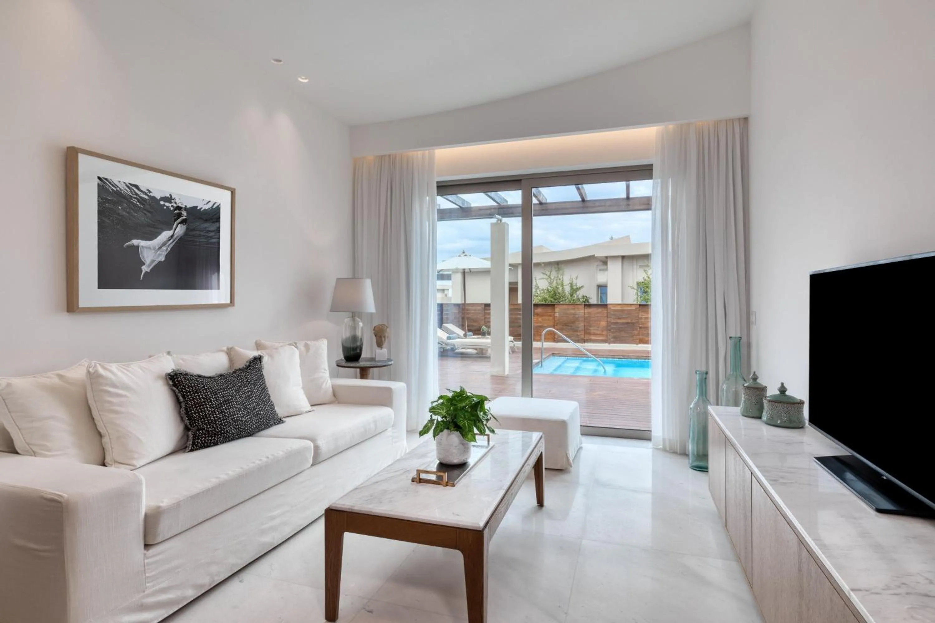 Swimming pool in Domes Miramare, a Luxury Collection Resort, Corfu - Adults Only