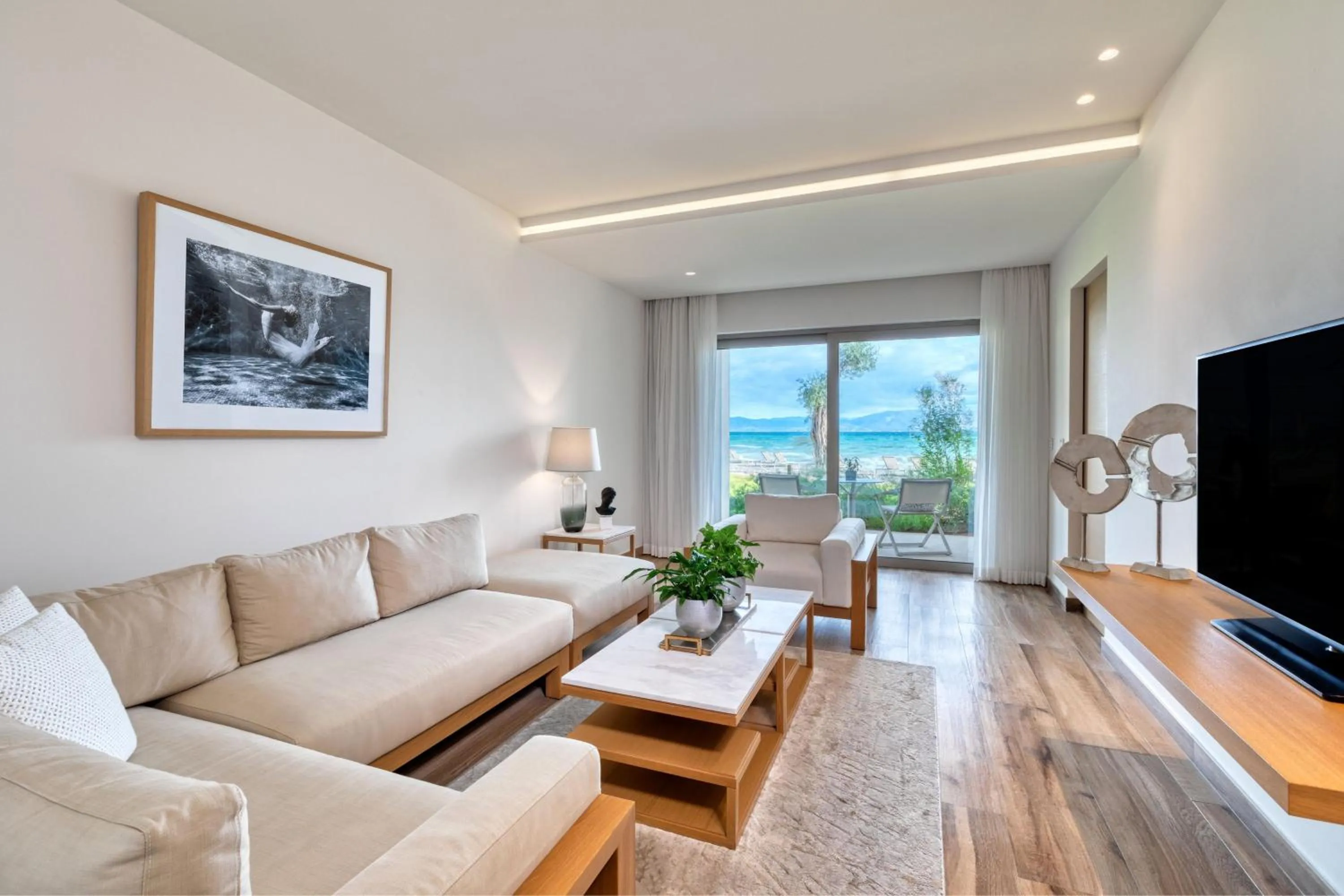 Beach in Domes Miramare, a Luxury Collection Resort, Corfu - Adults Only