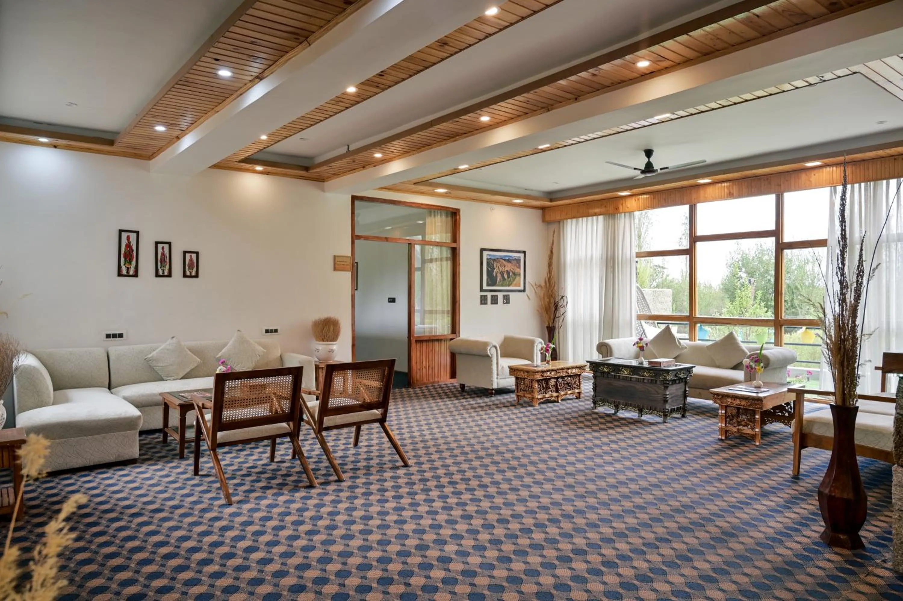 Seating area in The Dunes Boutique Hotel
