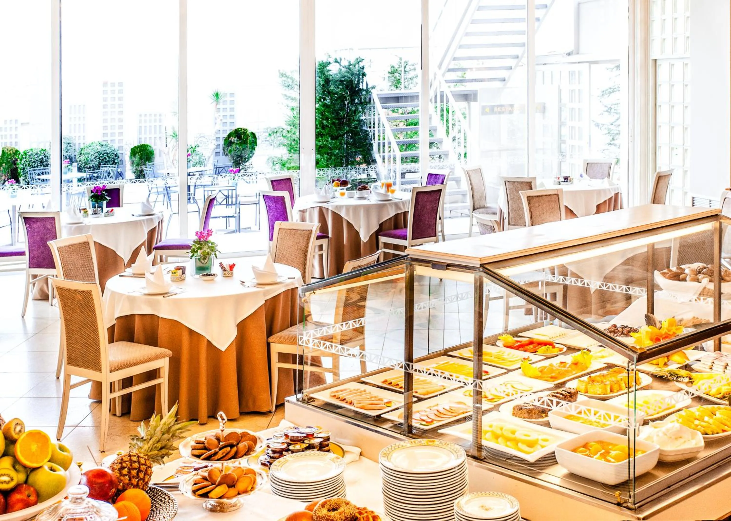 Buffet breakfast in Hotel Panorama