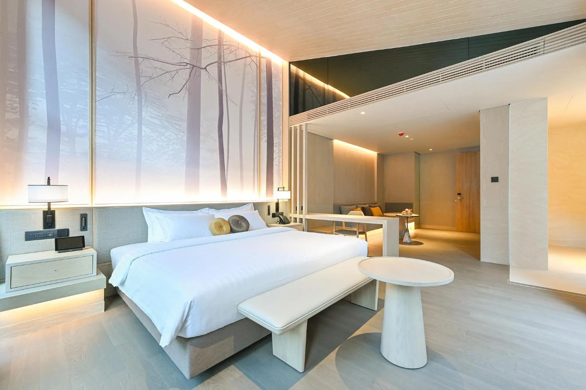 Bed in Hotel MYS Khao Yai