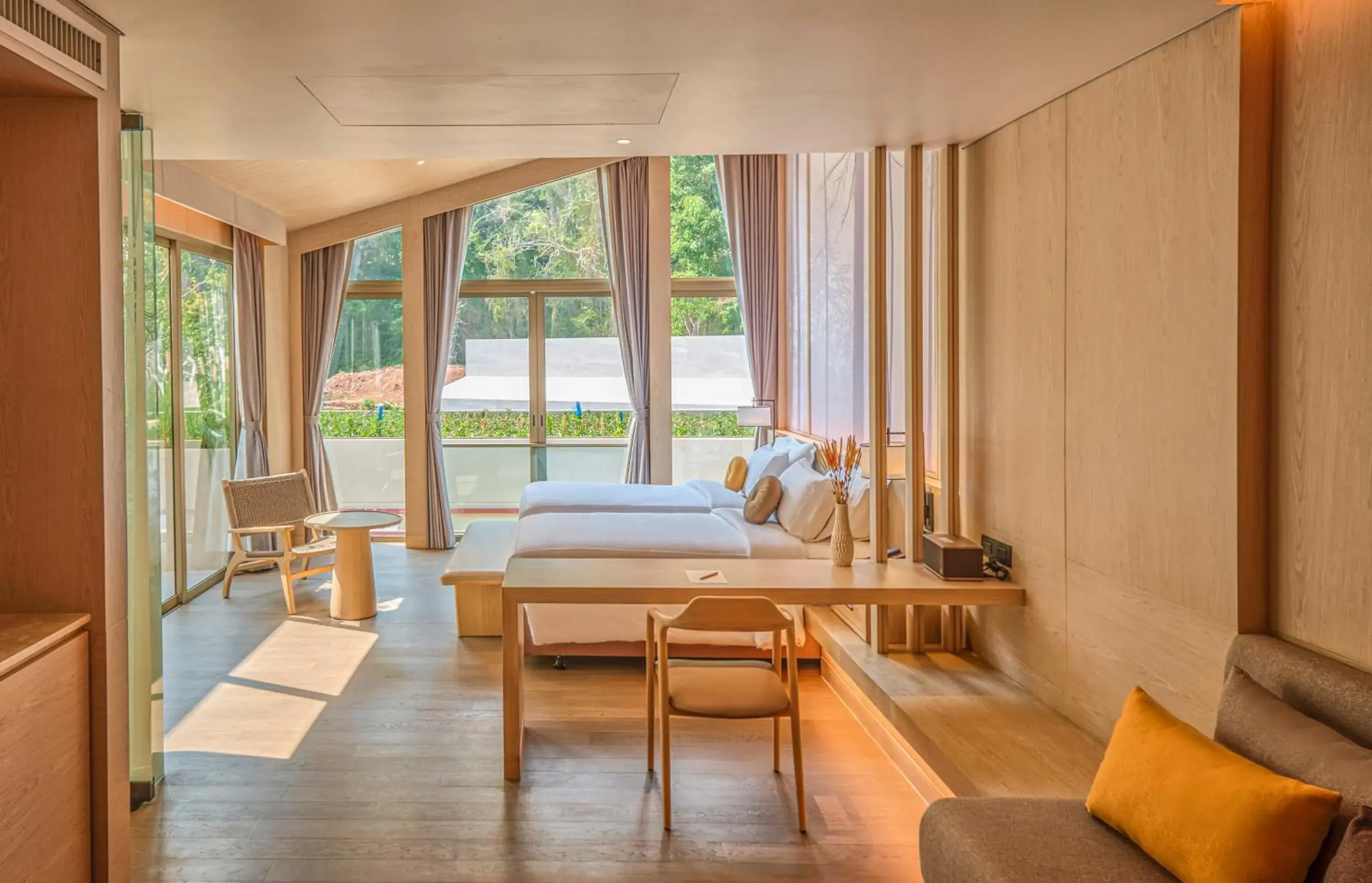 Deluxe Twin Room in Hotel MYS Khao Yai Deluxe Twin Room in Hotel MYS Khao Yai