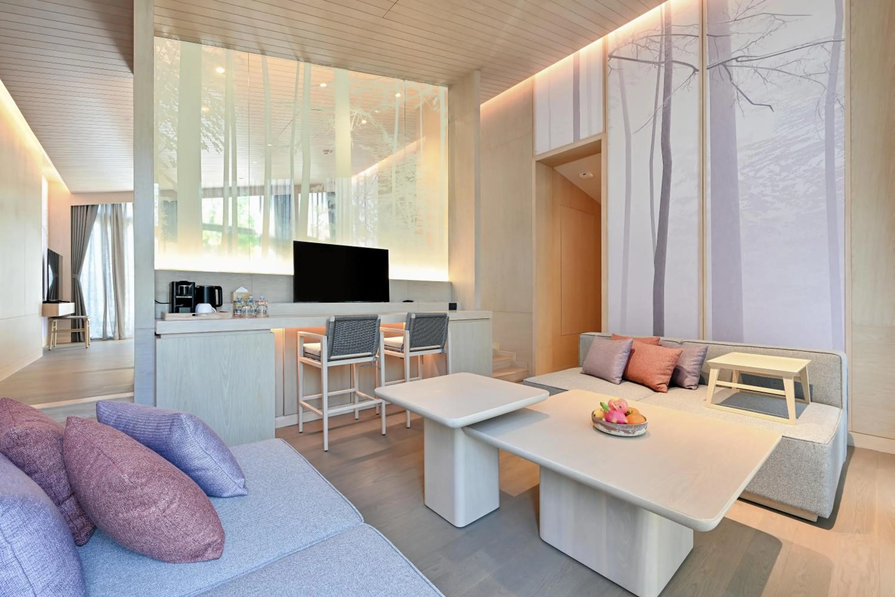 Living room in Hotel MYS Khao Yai