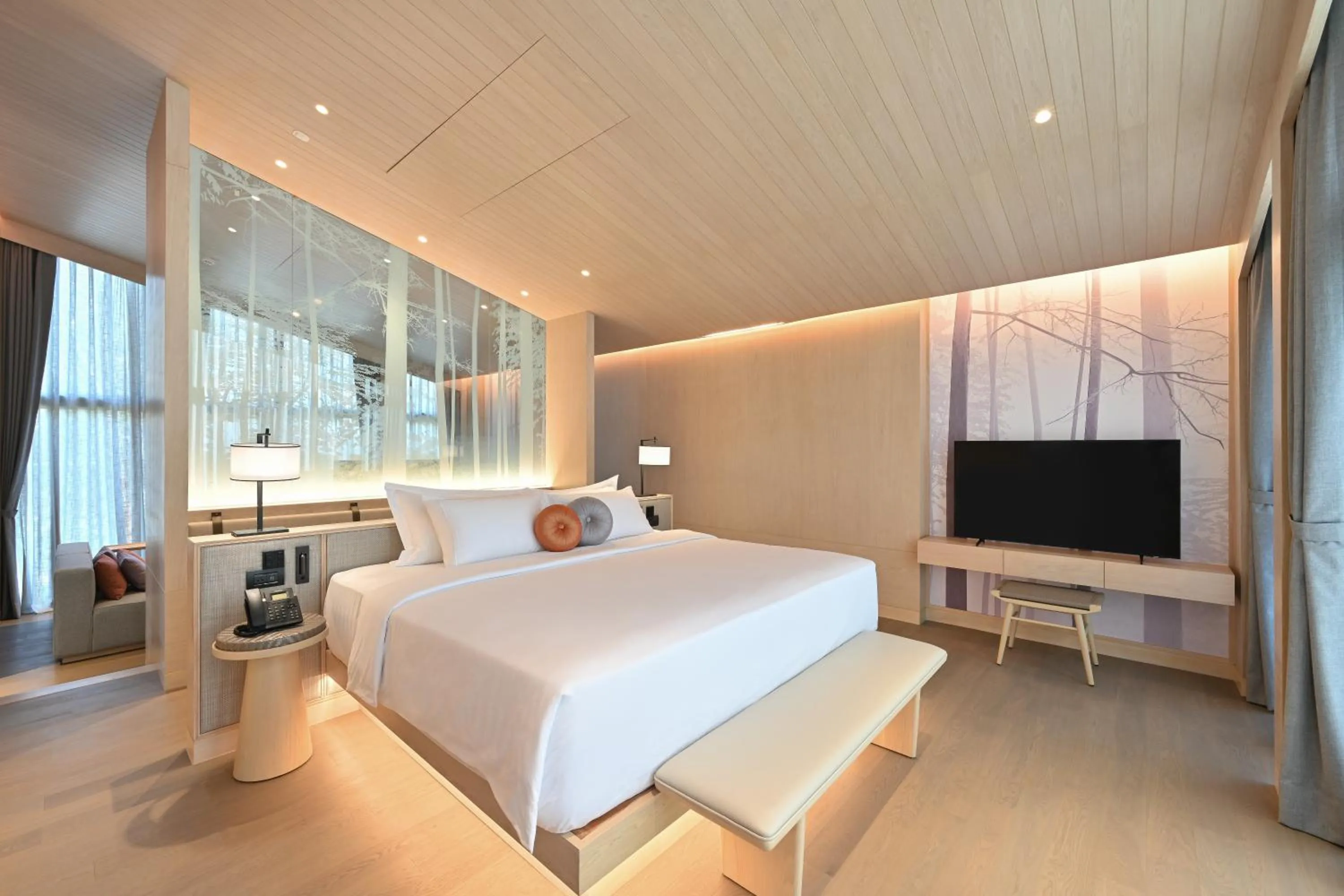 Bedroom, Bed in Hotel MYS Khao Yai