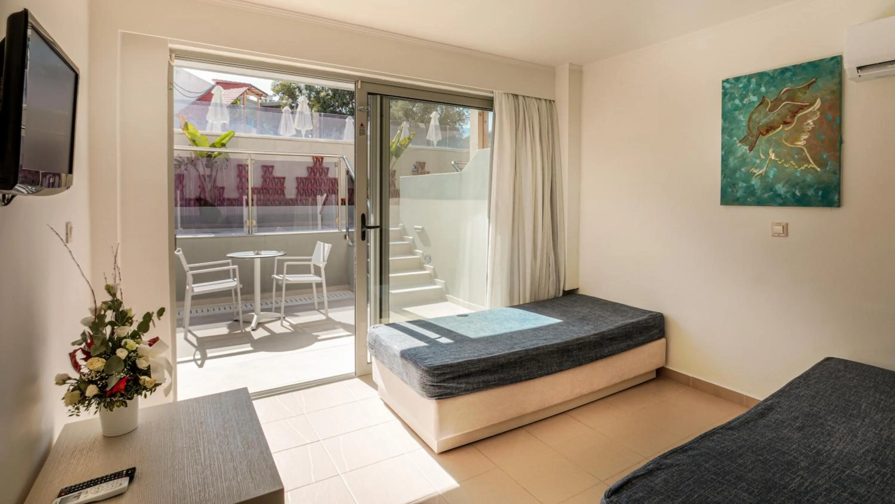 Bed in Lydia Maris Resort & Spa