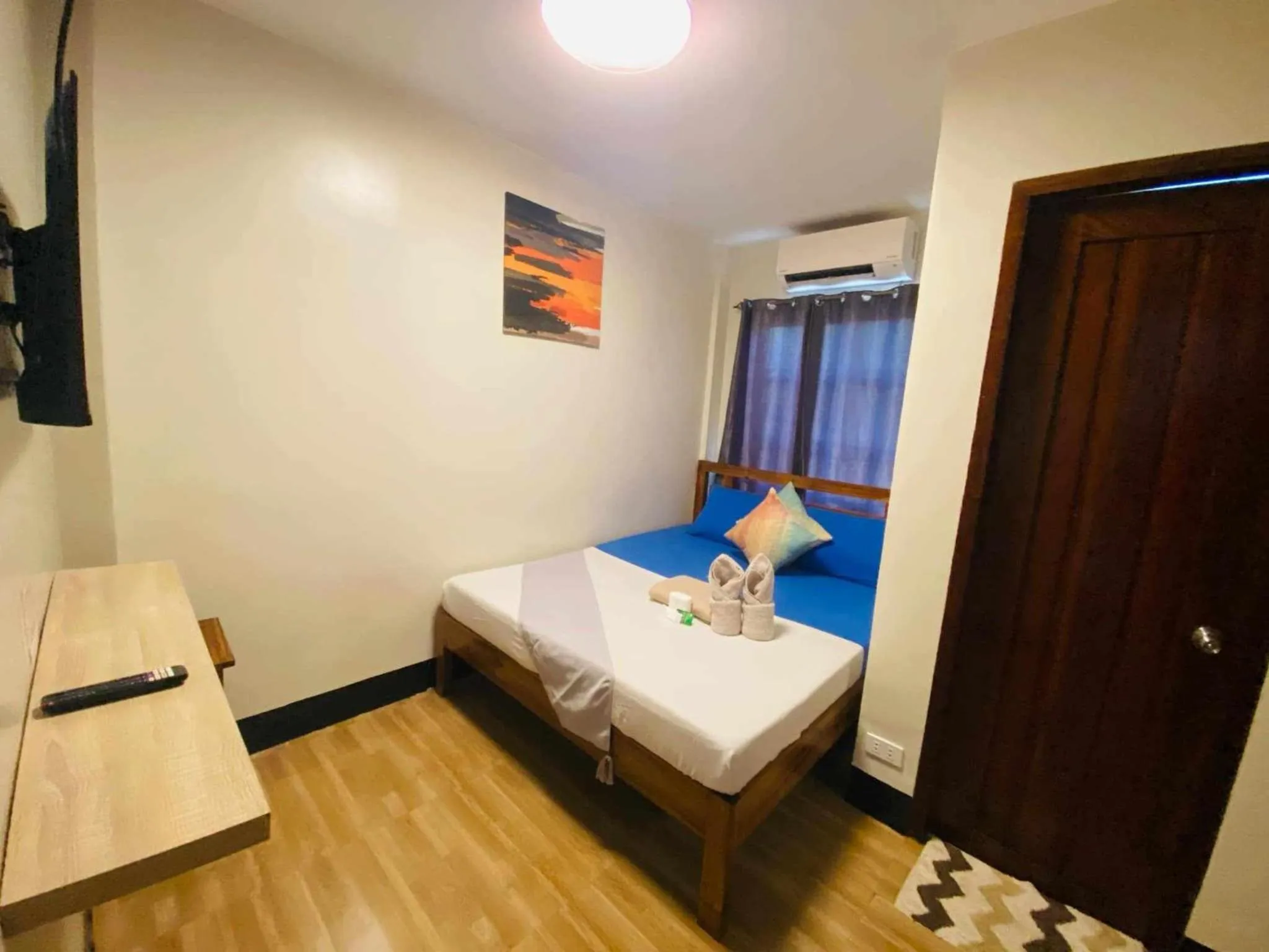 Bed in Mongki's Pensionhouse