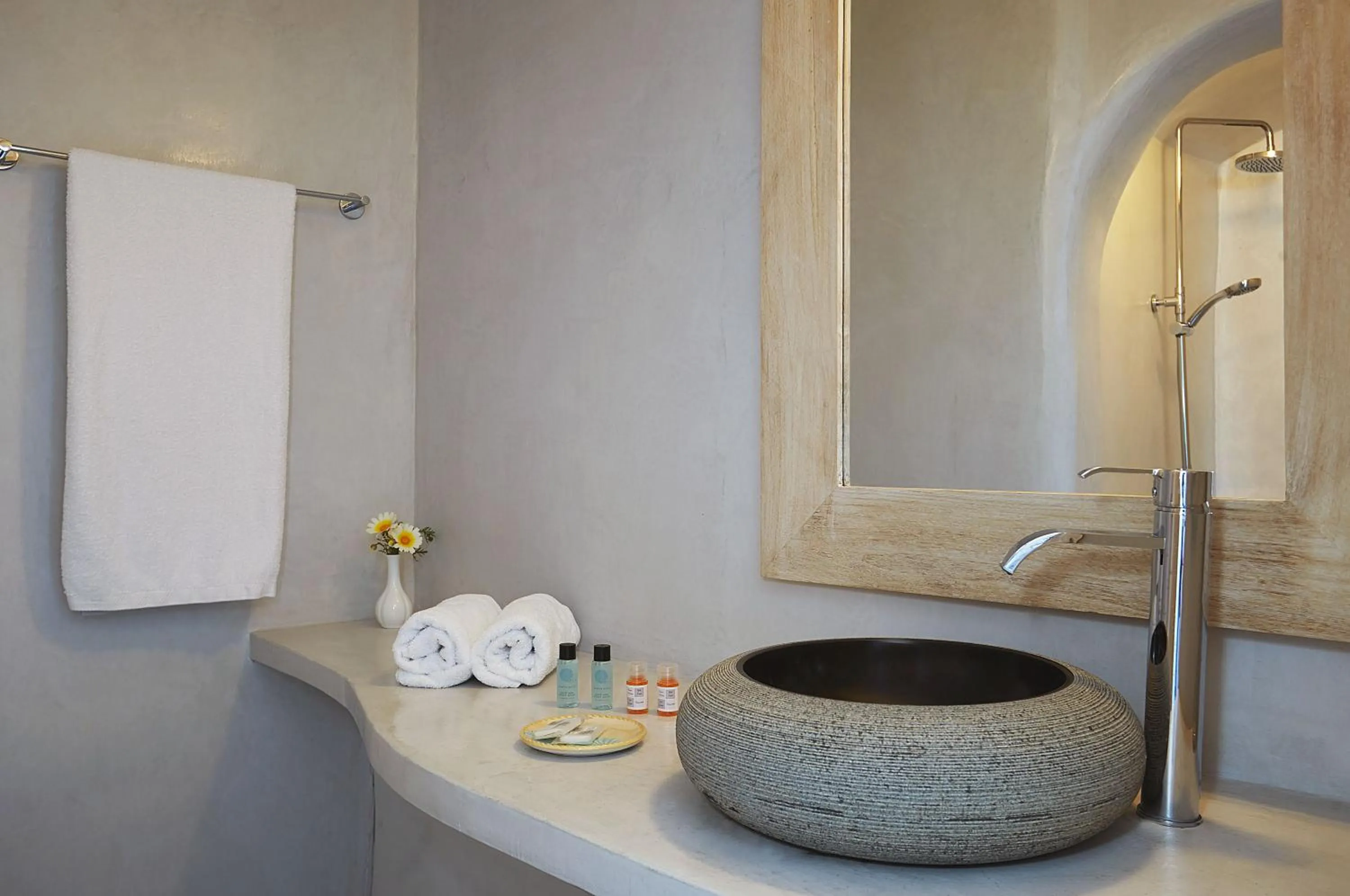 Bathroom in Finikia Memories Hotel