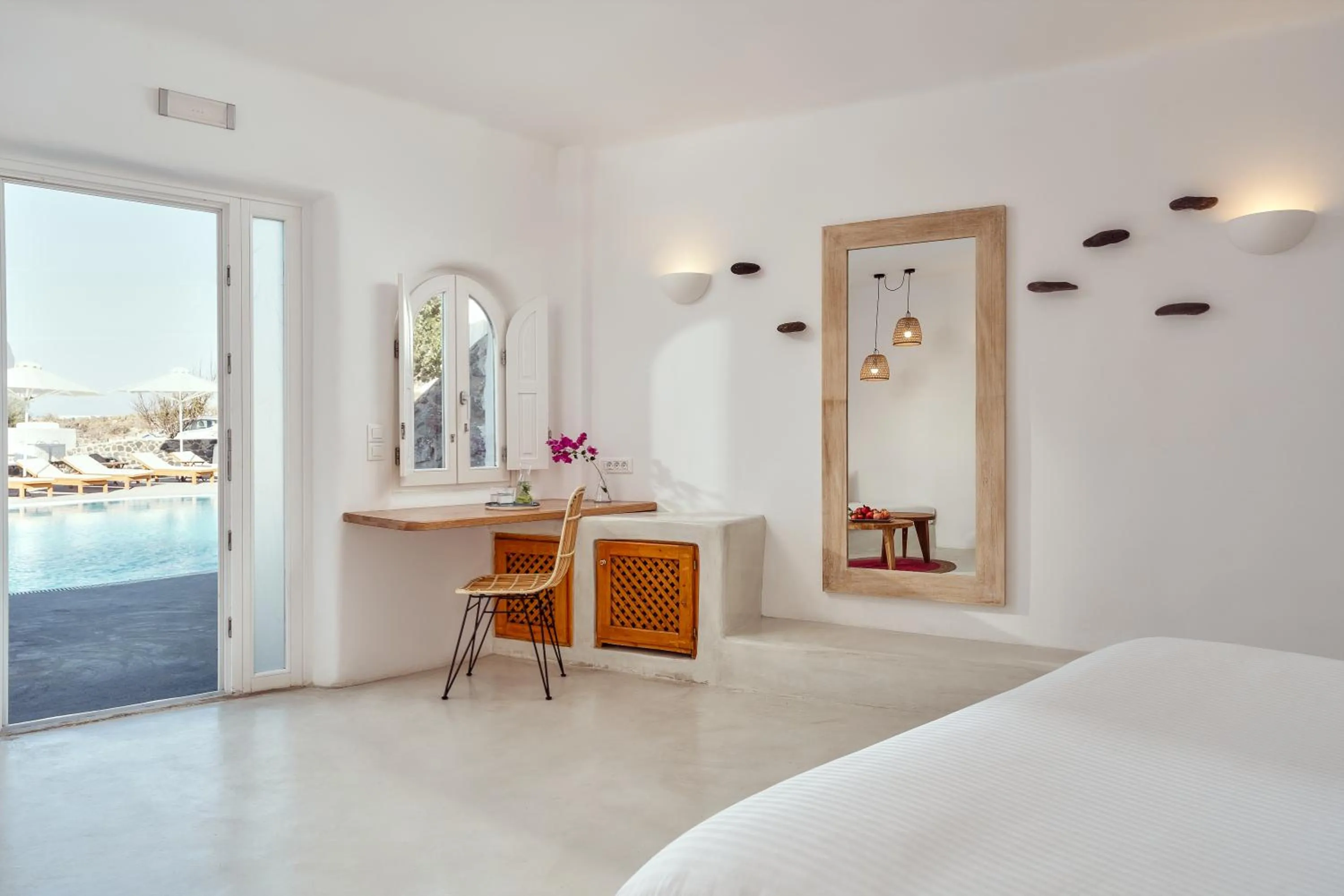 Decorative detail, Bed in Finikia Memories Hotel