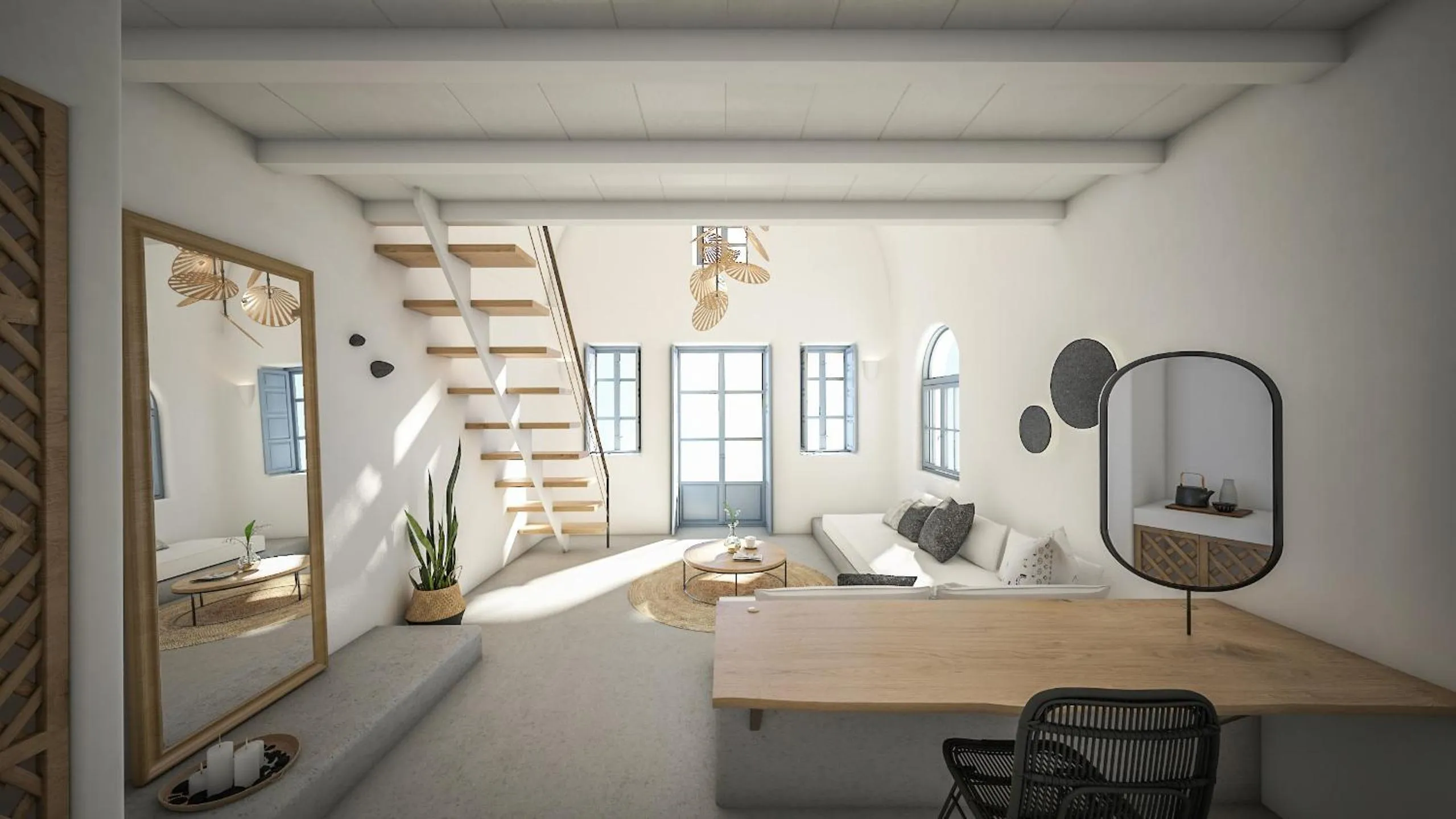 Living room in Finikia Memories Hotel