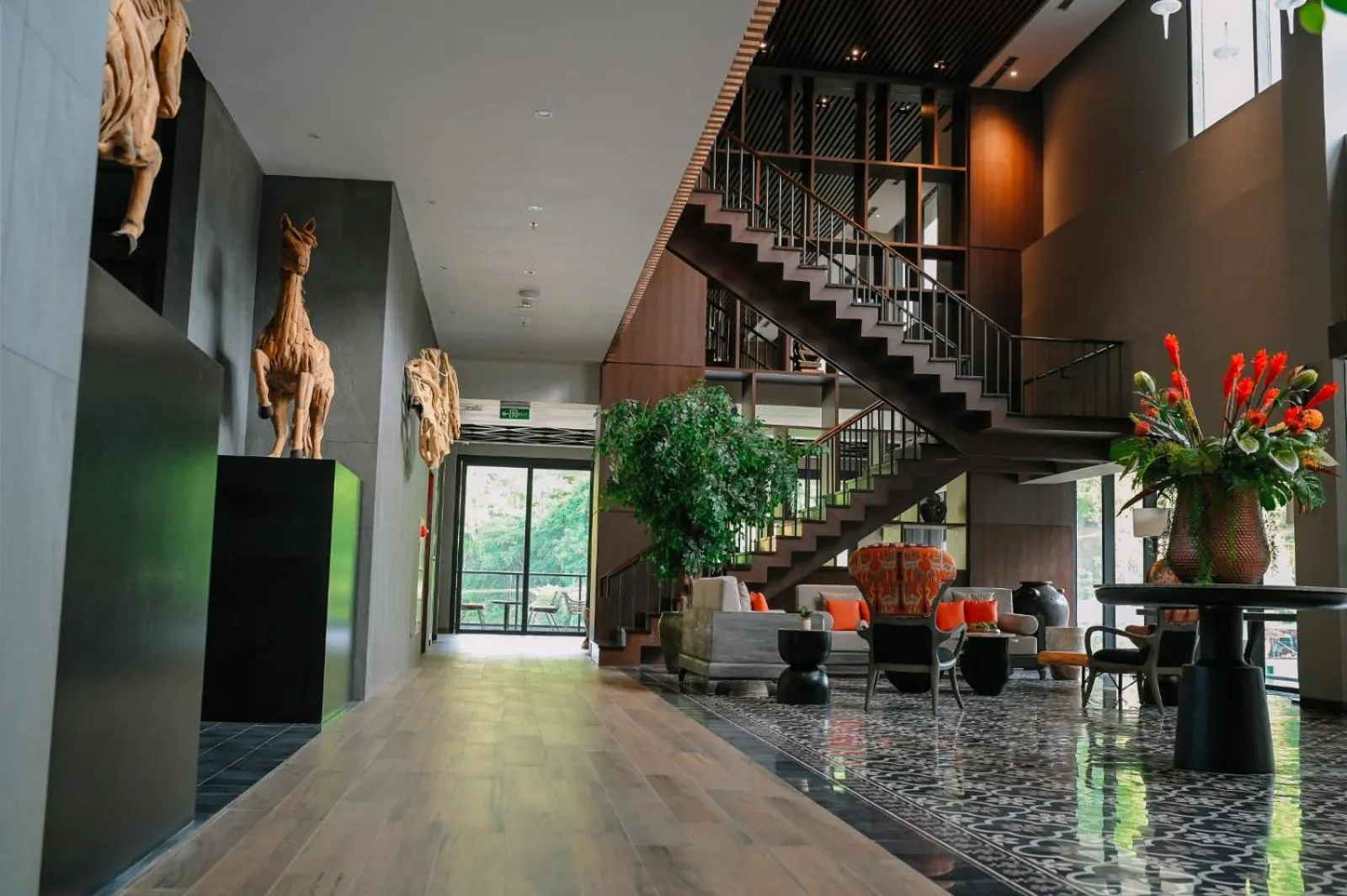 Living room in Sima Sumba Hotel