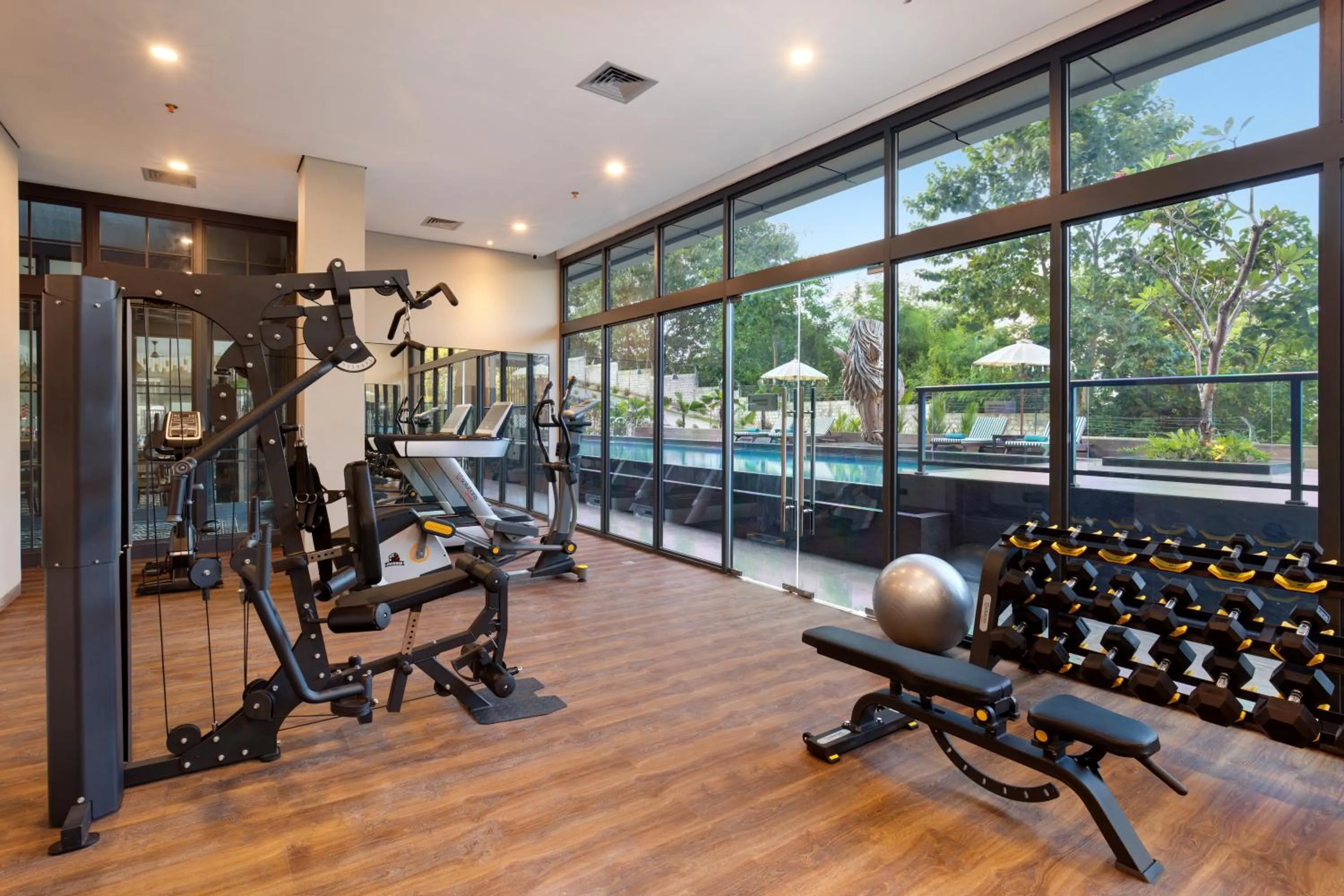Fitness centre/facilities in Sima Sumba Hotel