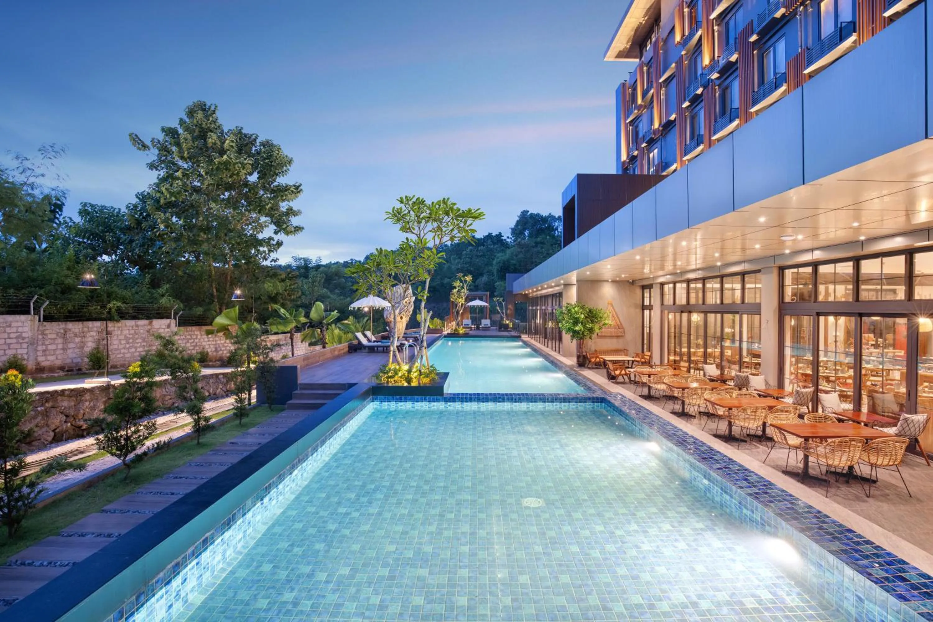 Pool view in Sima Sumba Hotel