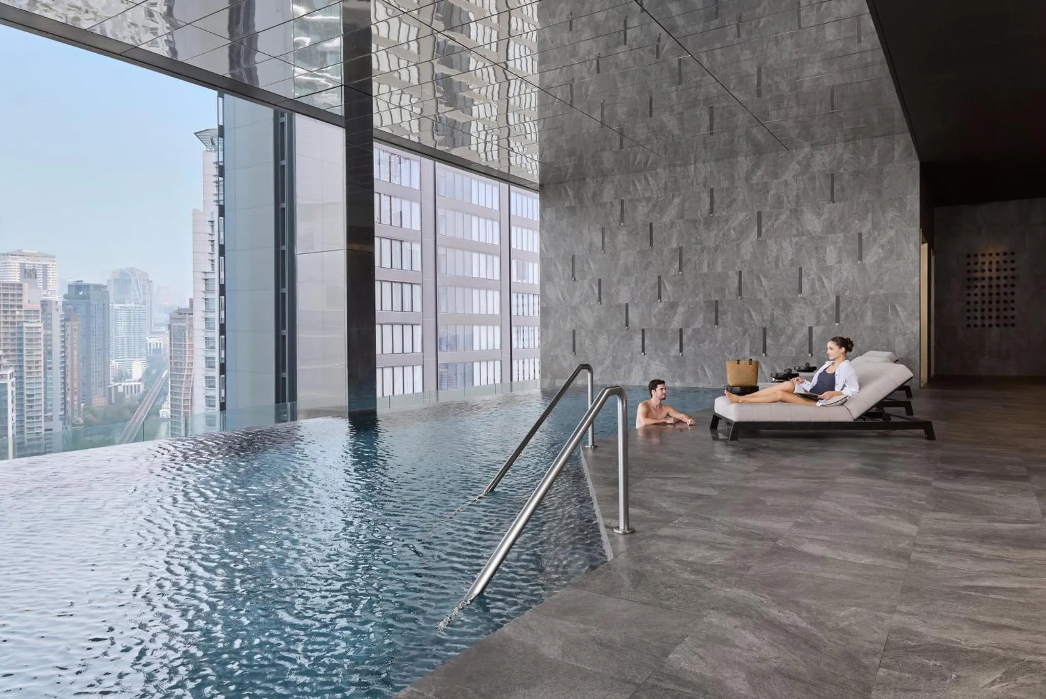 Swimming pool in InterContinental Bangkok Sukhumvit by IHG