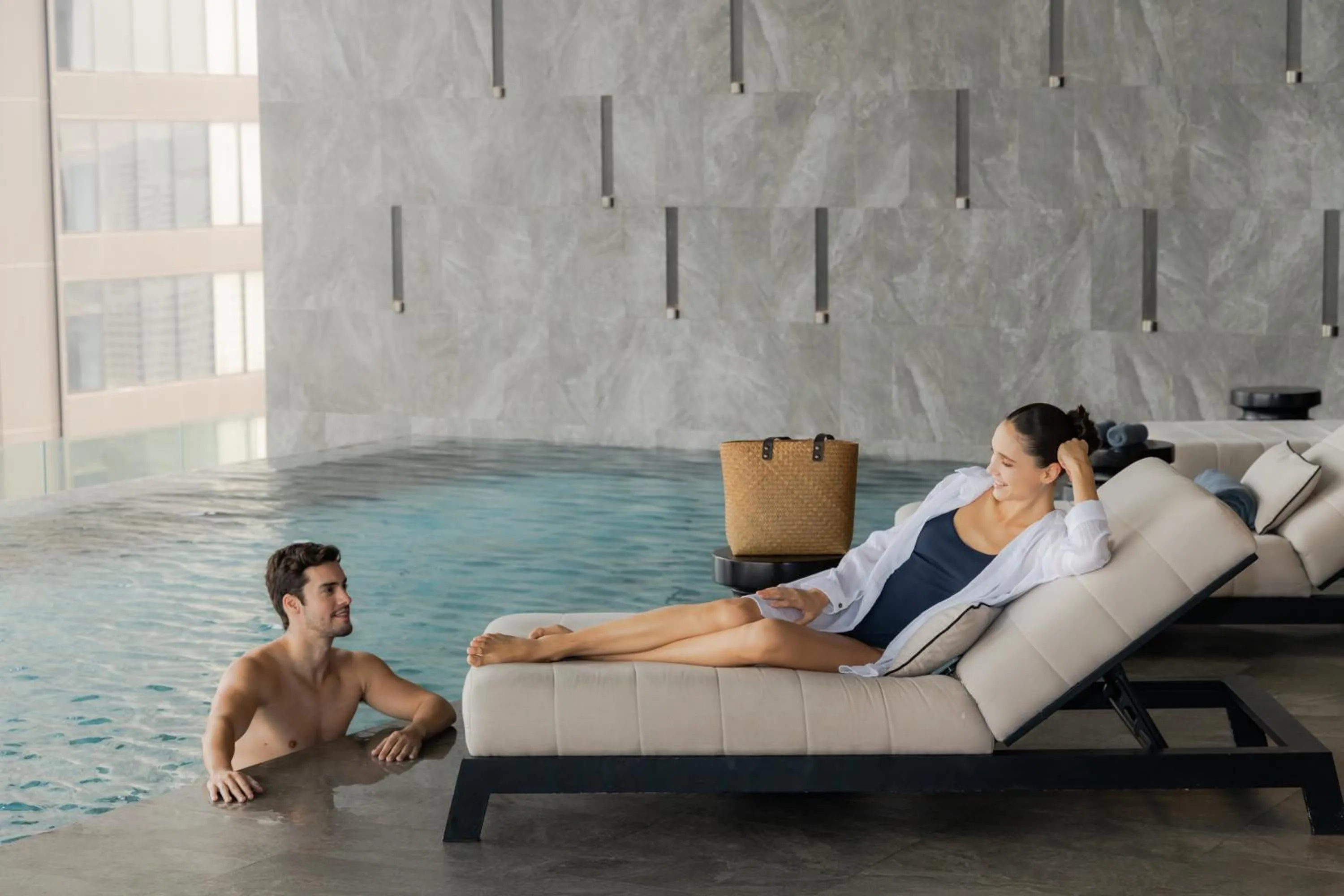 Pool view in InterContinental Bangkok Sukhumvit by IHG