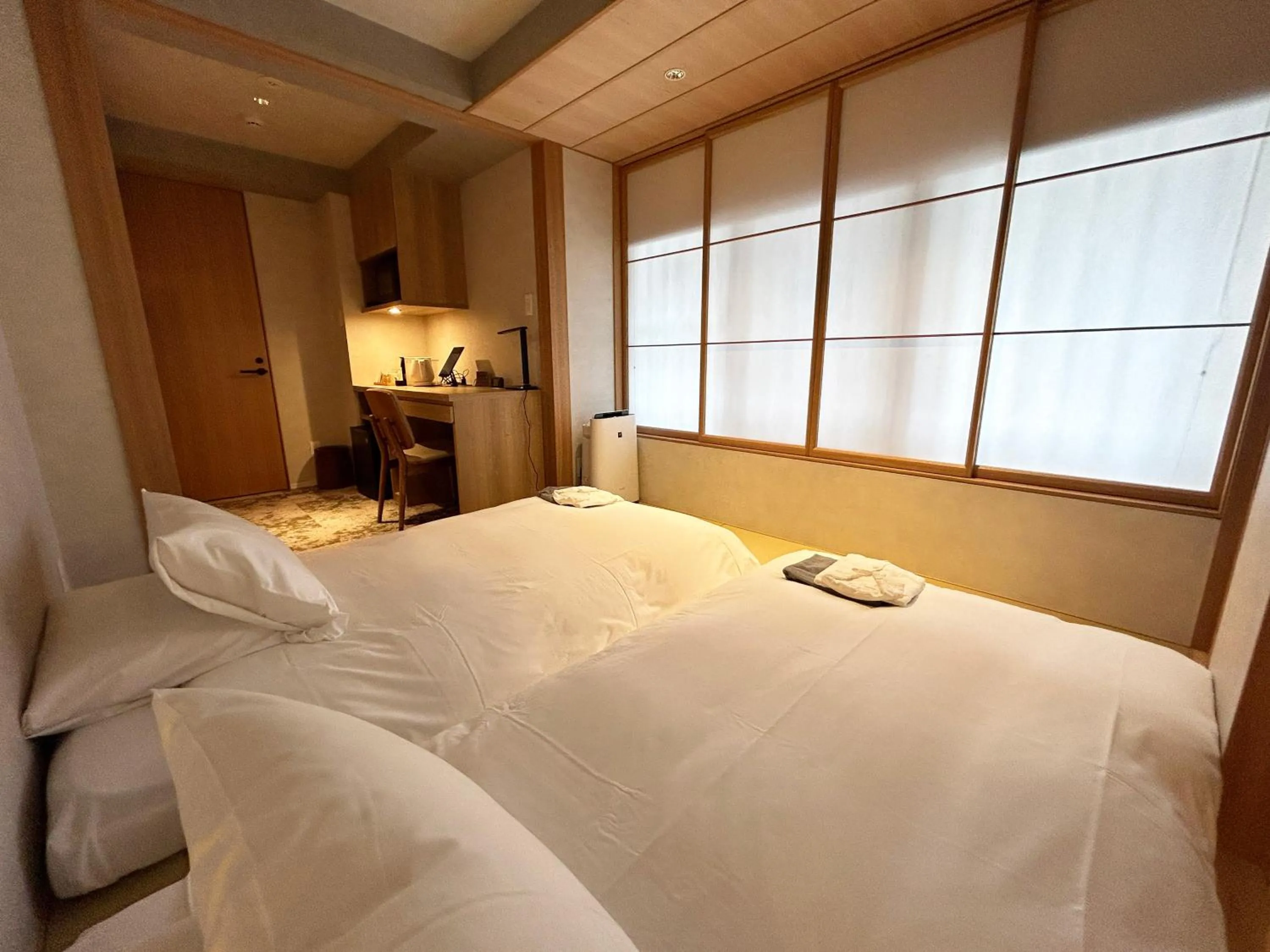 Bed in Miru Kyoto Gion
