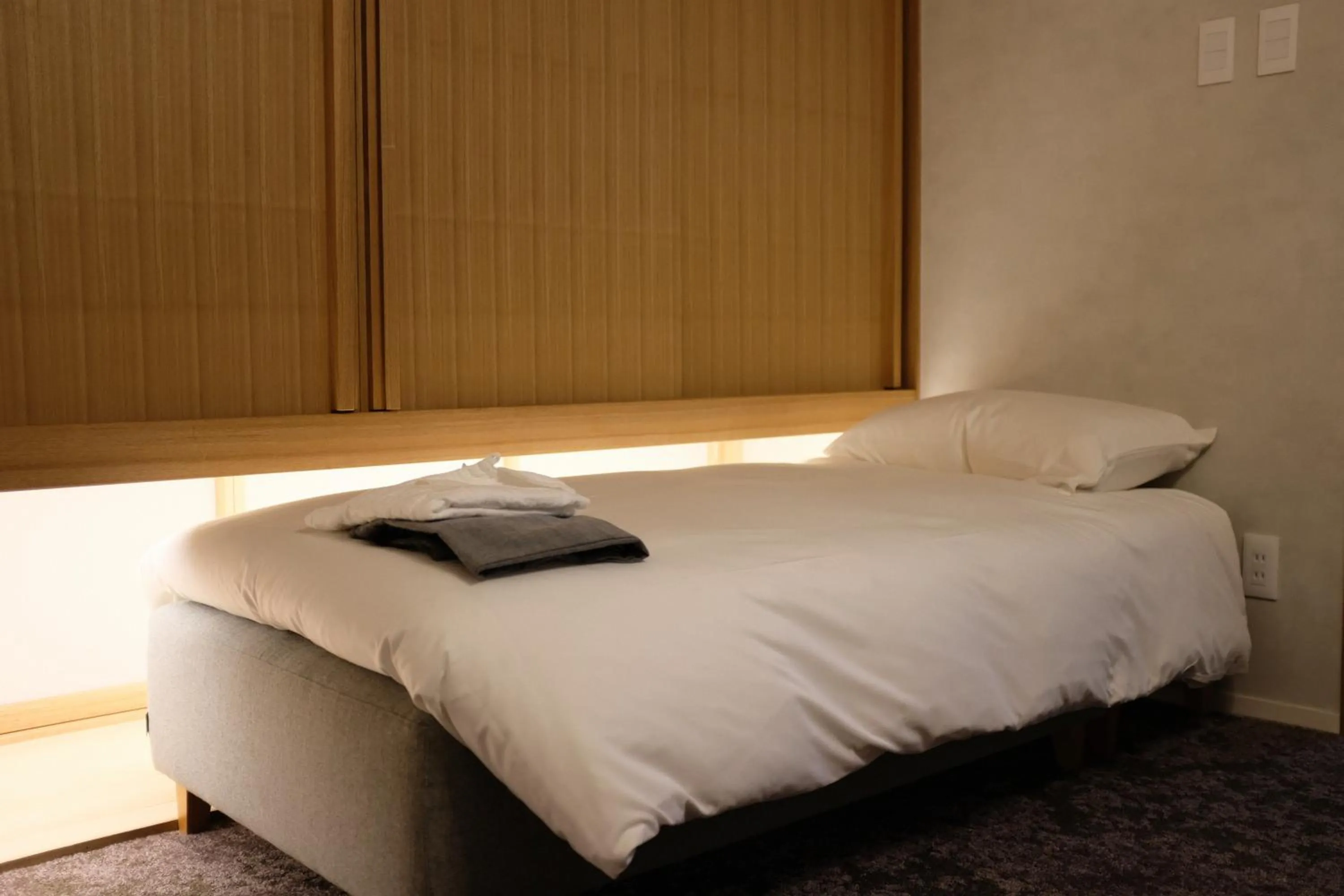 Bed in Miru Kyoto Gion