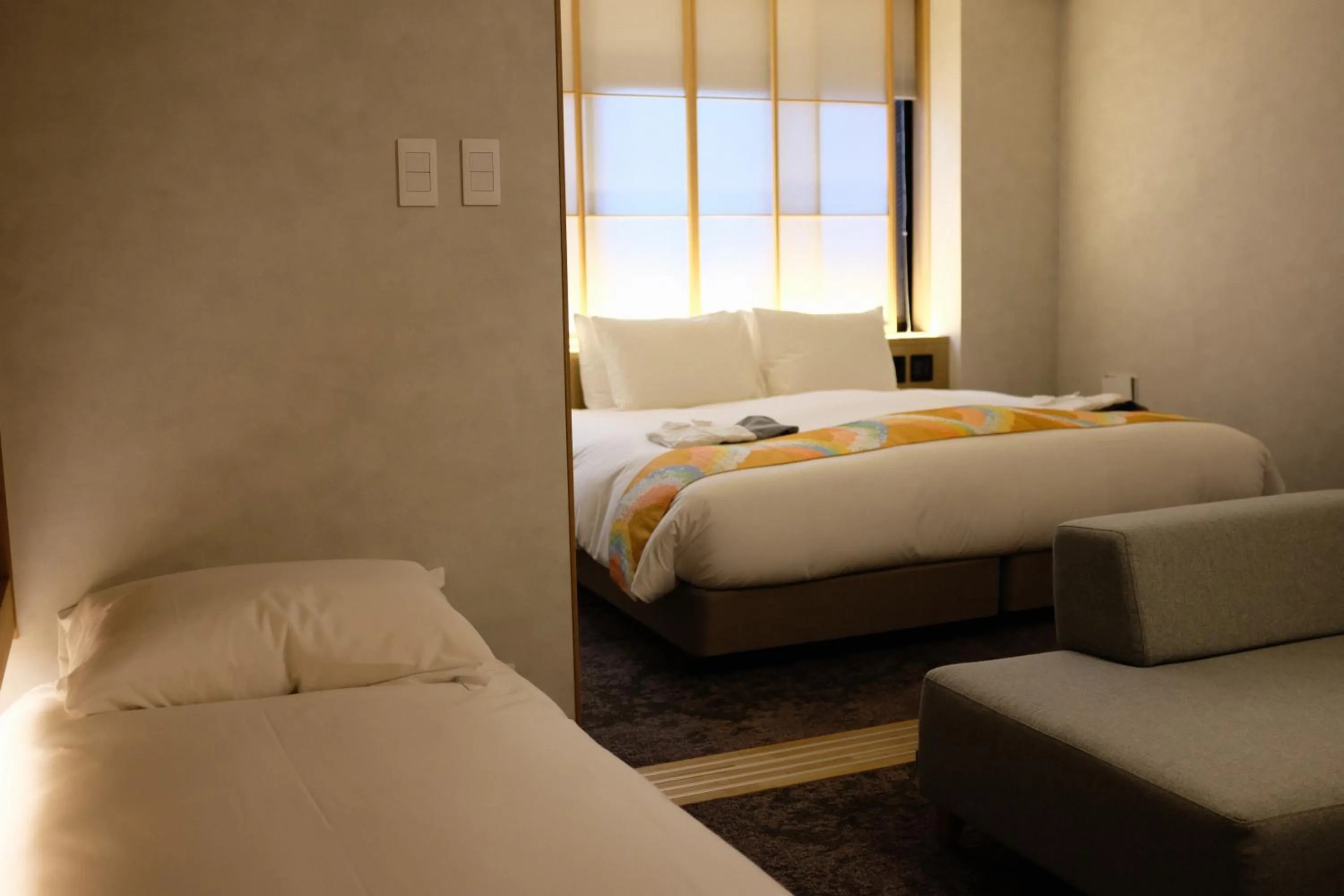 Bed in Miru Kyoto Gion