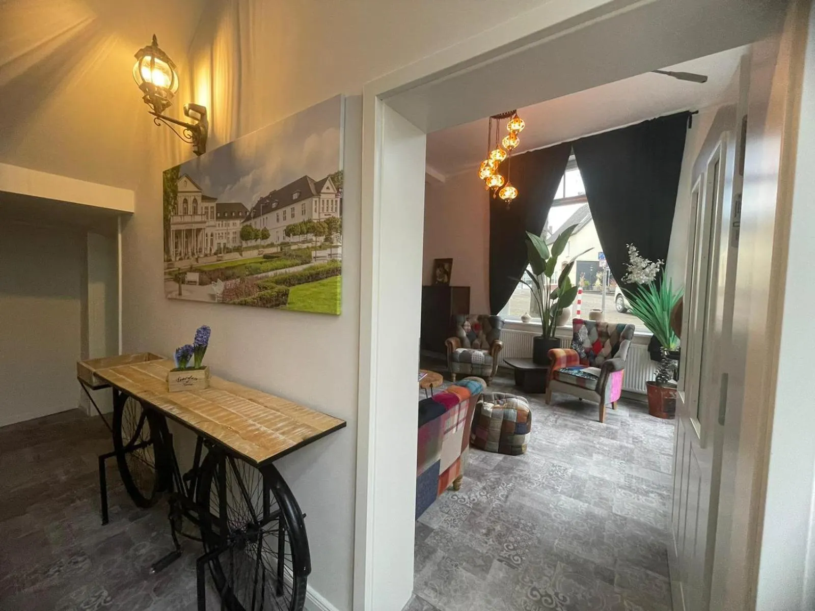 Seating area in Boutique Hotel