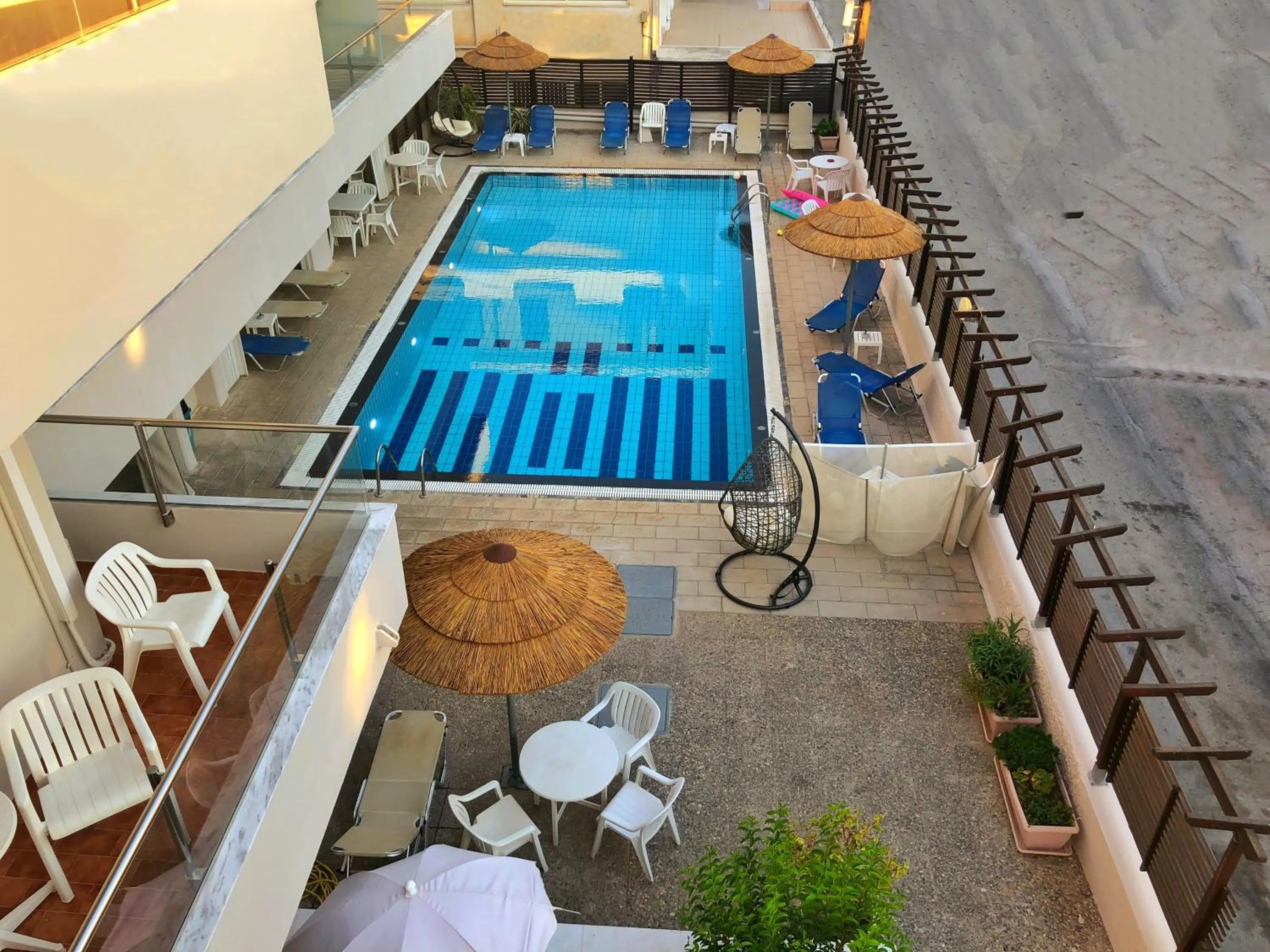 Swimming pool in Caravel Hotel Apartments