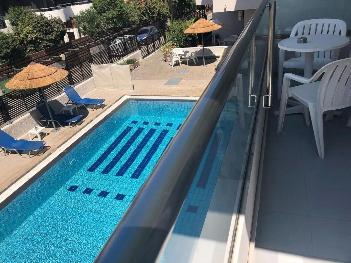 Balcony/Terrace in Caravel Hotel Apartments