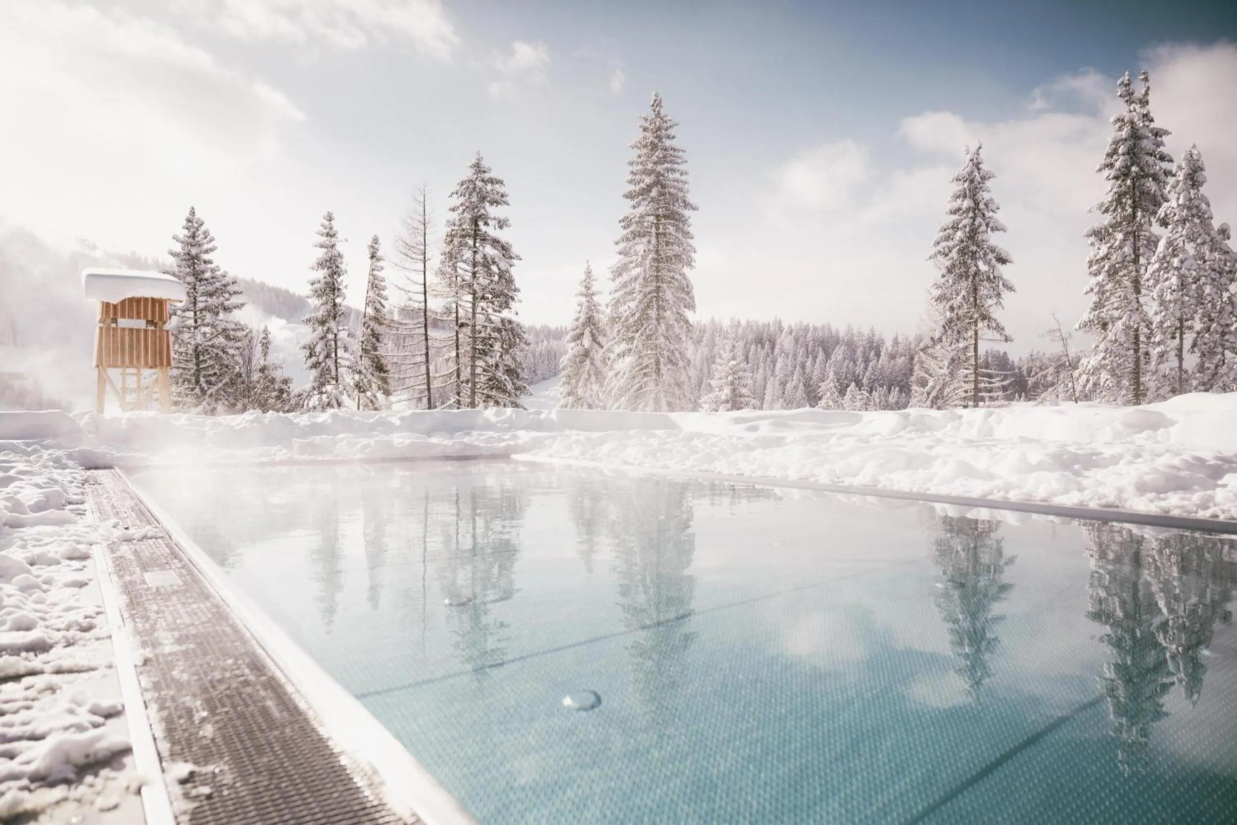 Swimming pool in TRIFORÊT alpin resort