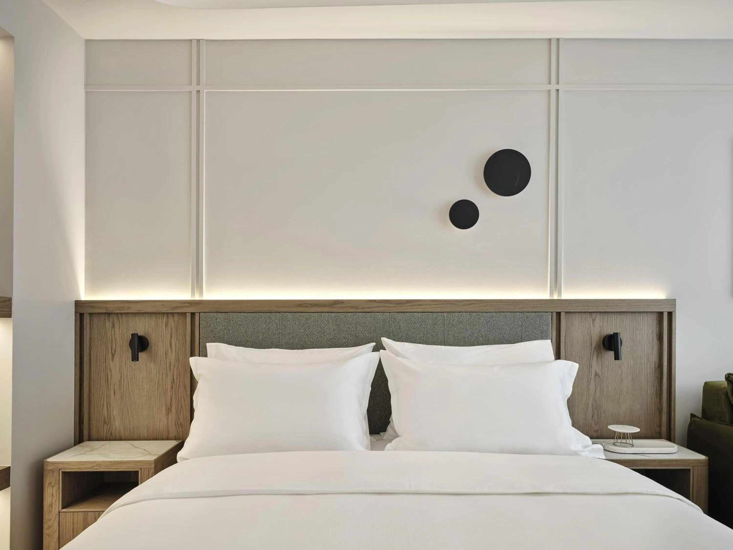 Photo of the whole room, Bed in Electra Rhythm Athens