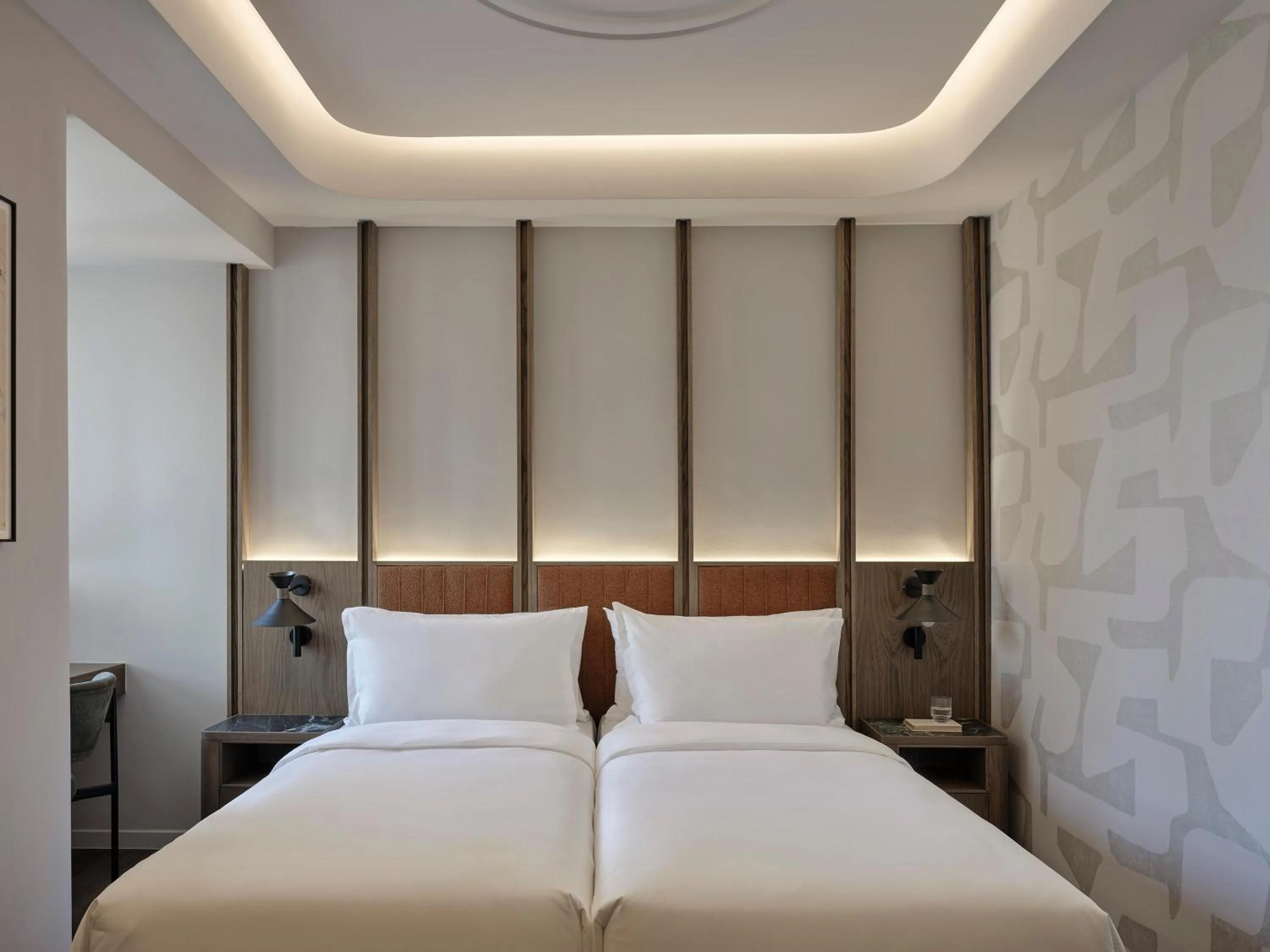 Photo of the whole room, Bed in Electra Rhythm Athens